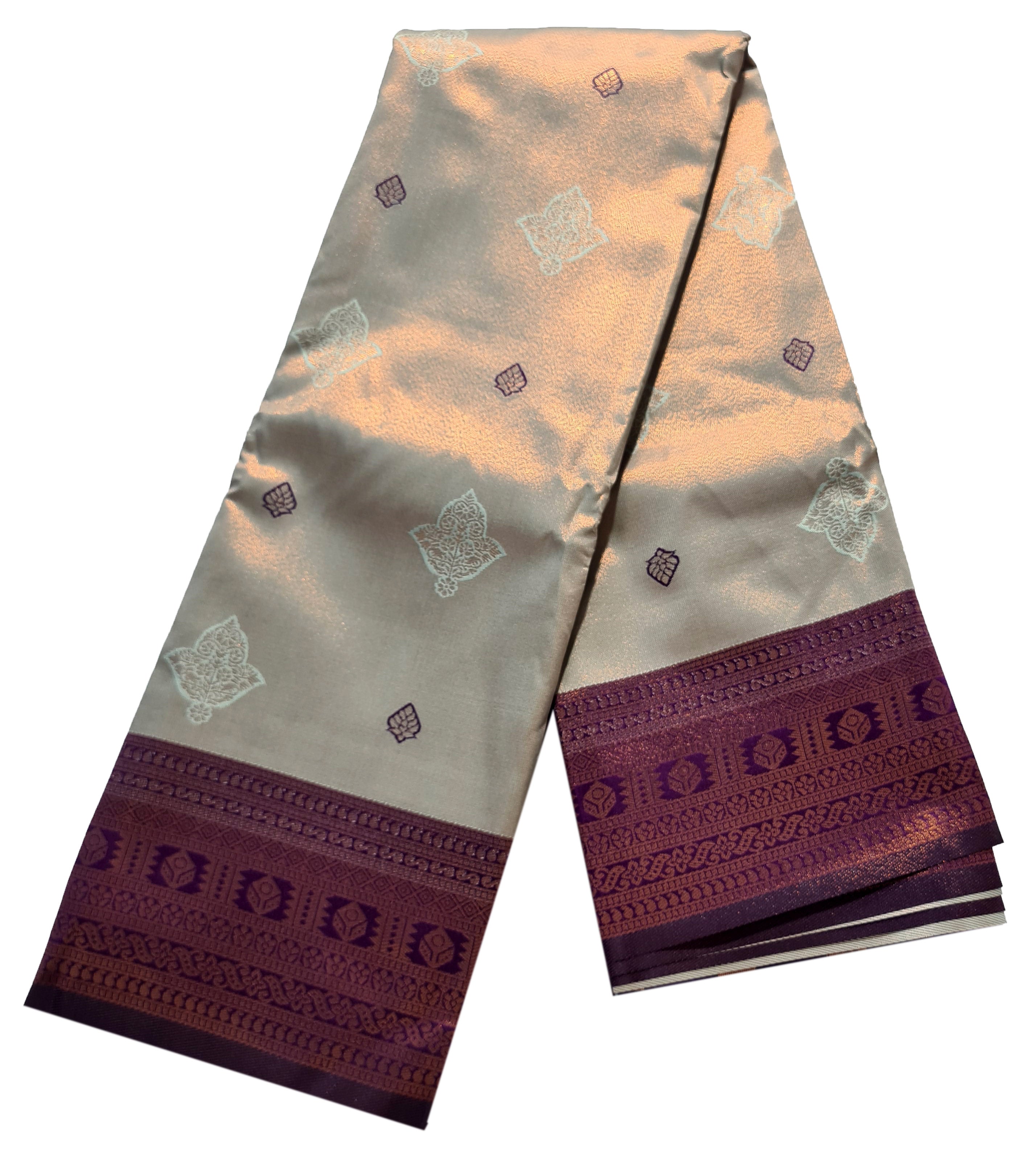 Antique Zari Butta Silk Saree