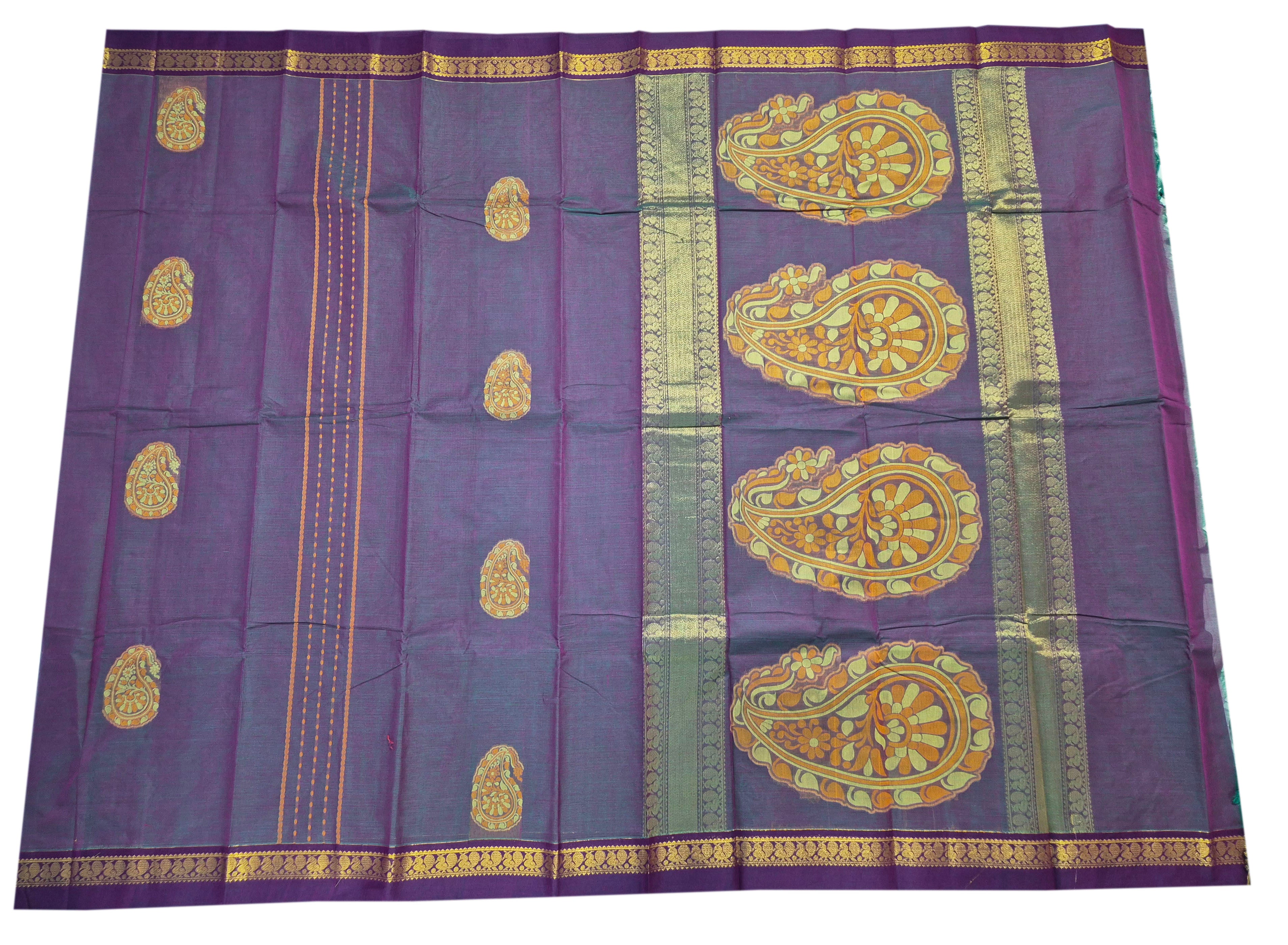 Kanchipuram Rich pallu Pure Rich Cotton Sarees