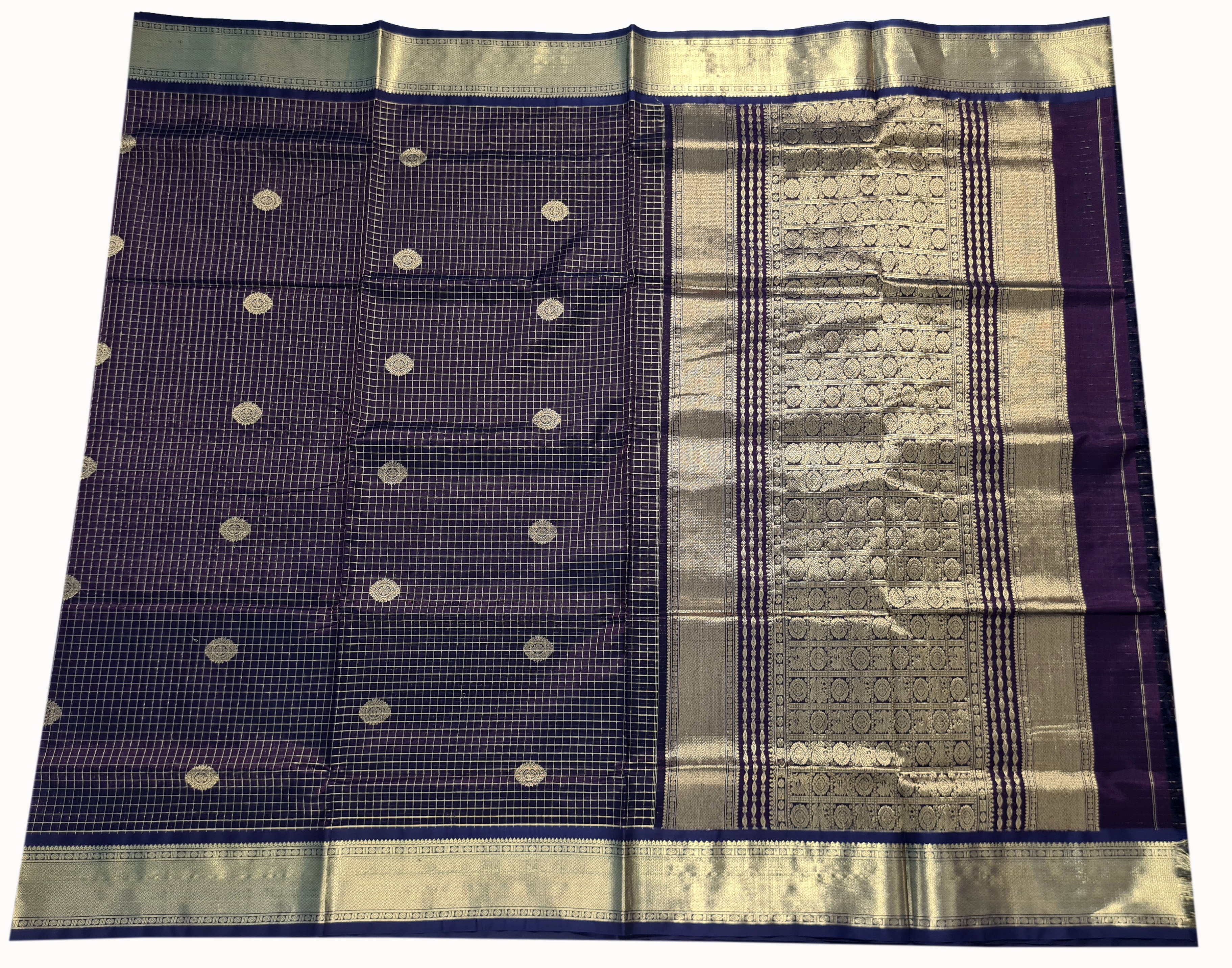 Vairaoosi Kanchipuram Pure Silk Cotton Saree