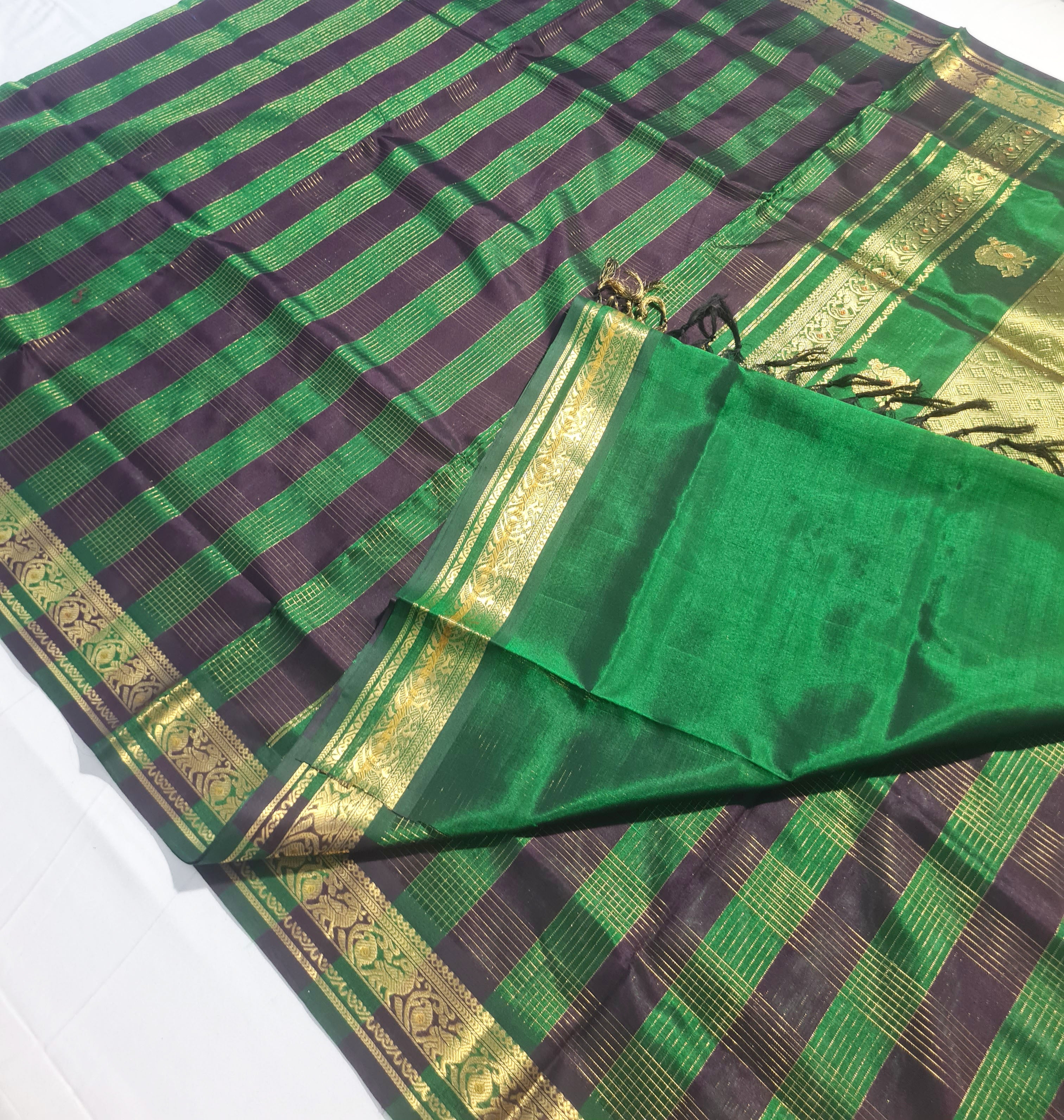 Kanchipuram Pure Silk Cotton Saree