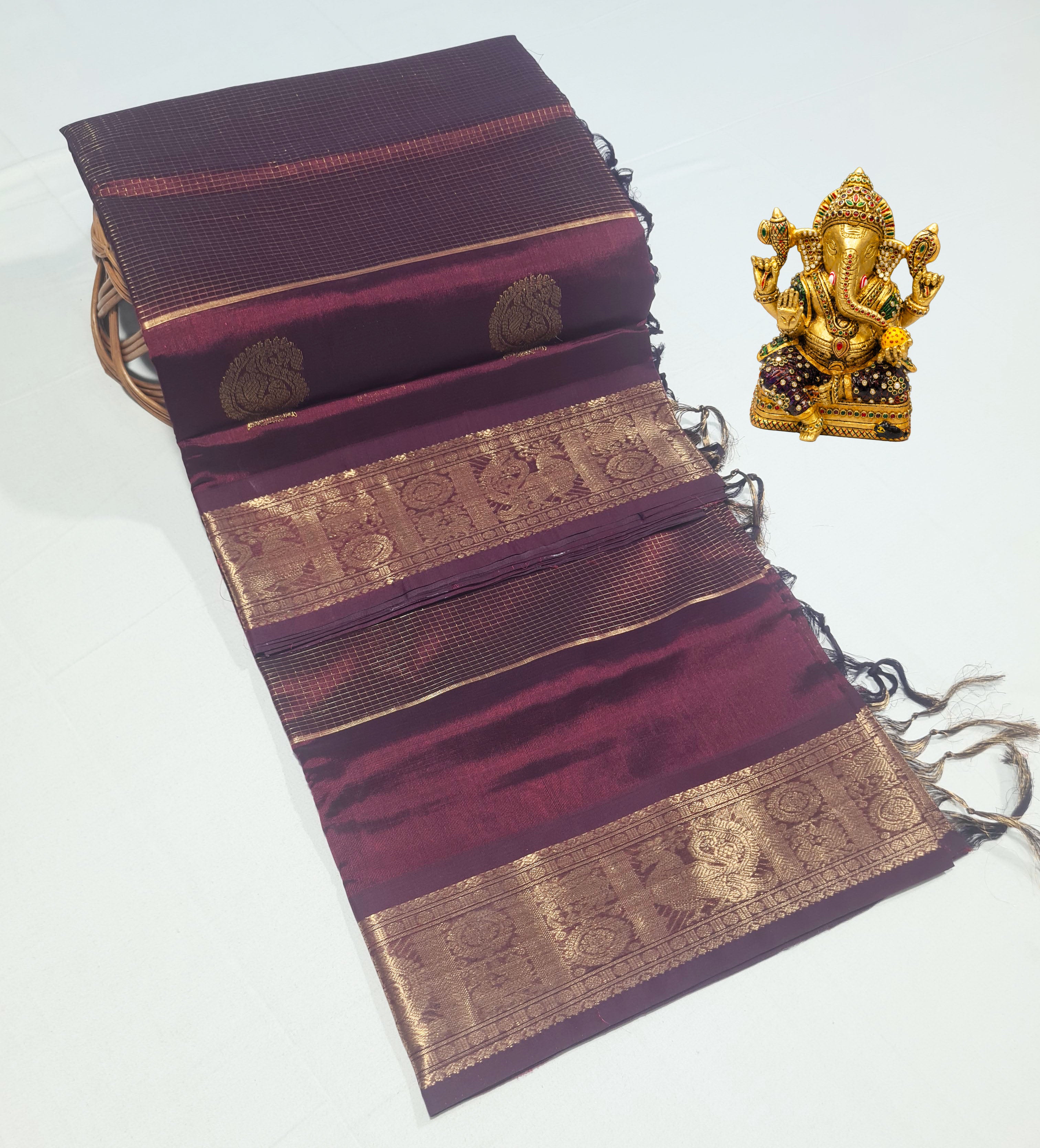 Kanchipuram Pure Silk Cotton Saree