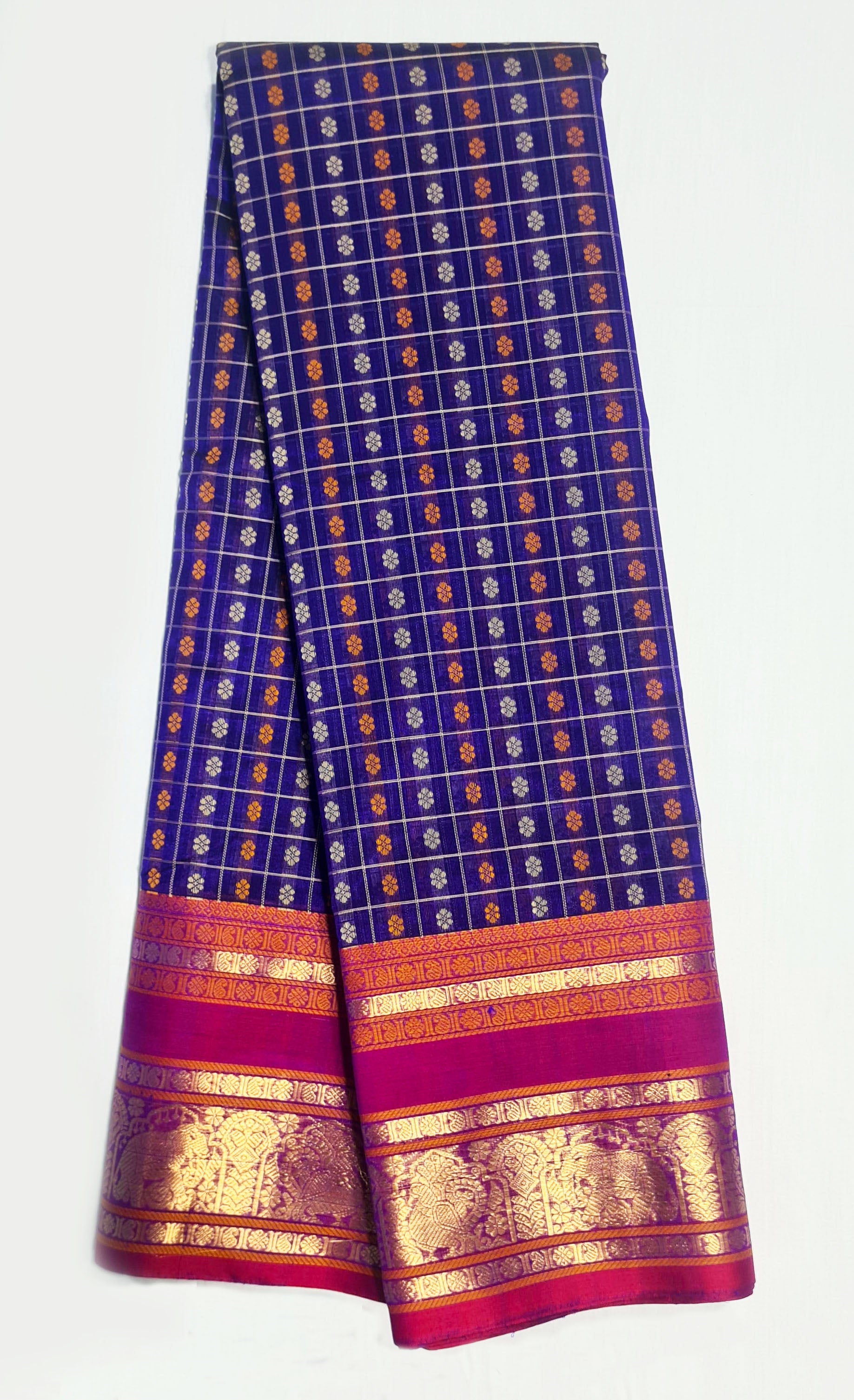 Kanchipuram Pure Silk Cotton Saree
