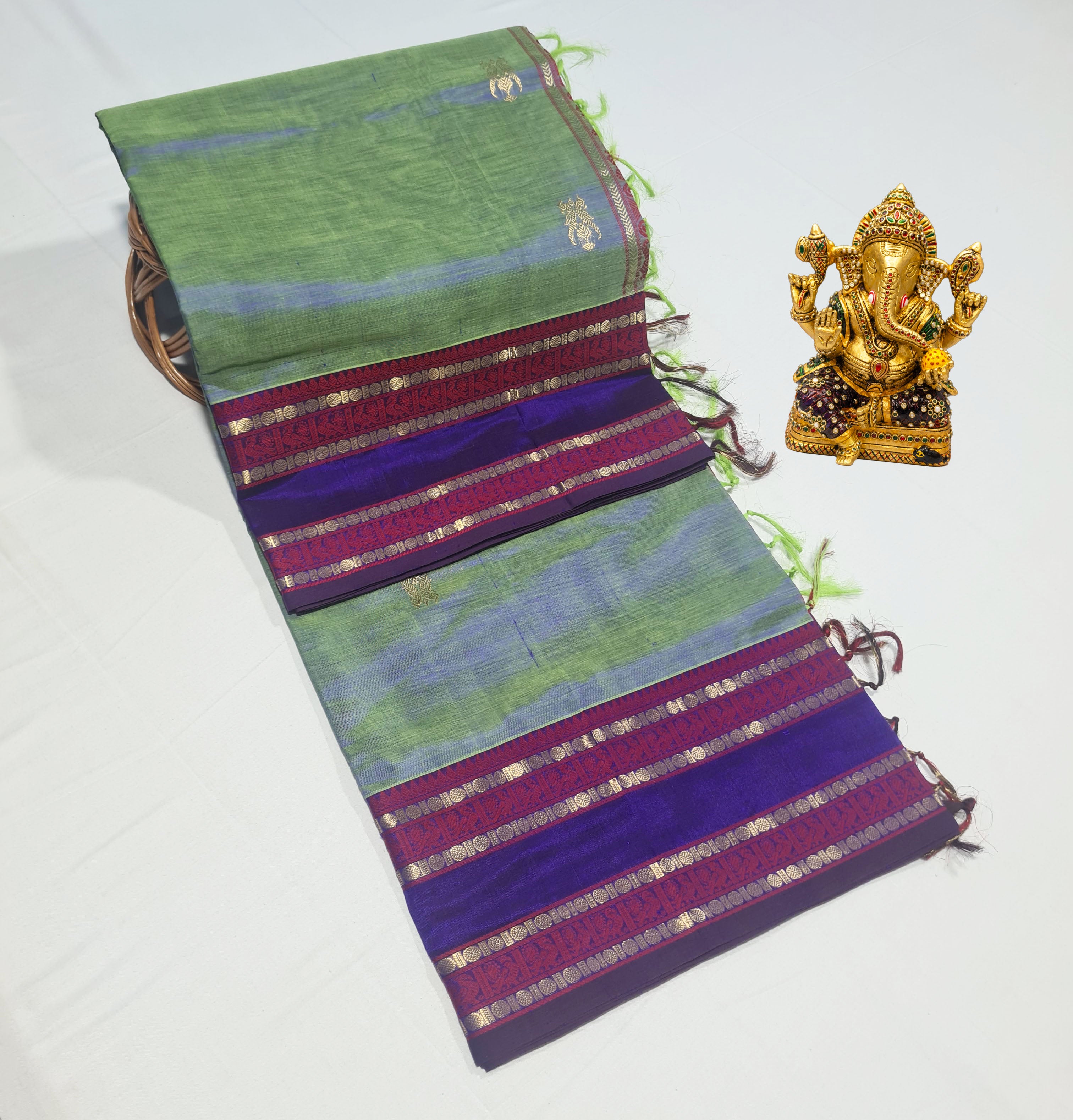 Kanchipuram Pure Silk Cotton Saree