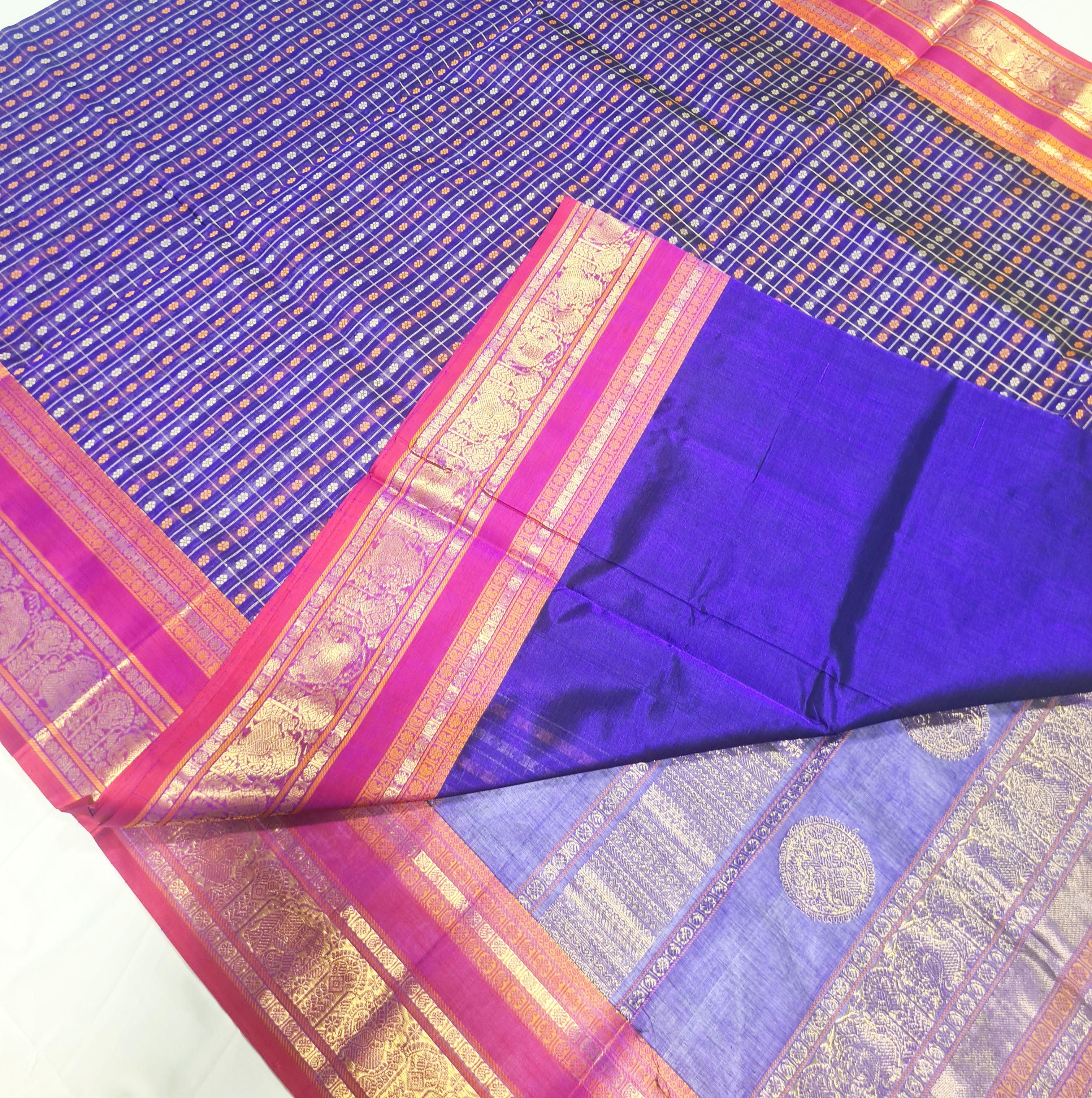 Kanchipuram Pure Silk Cotton Saree