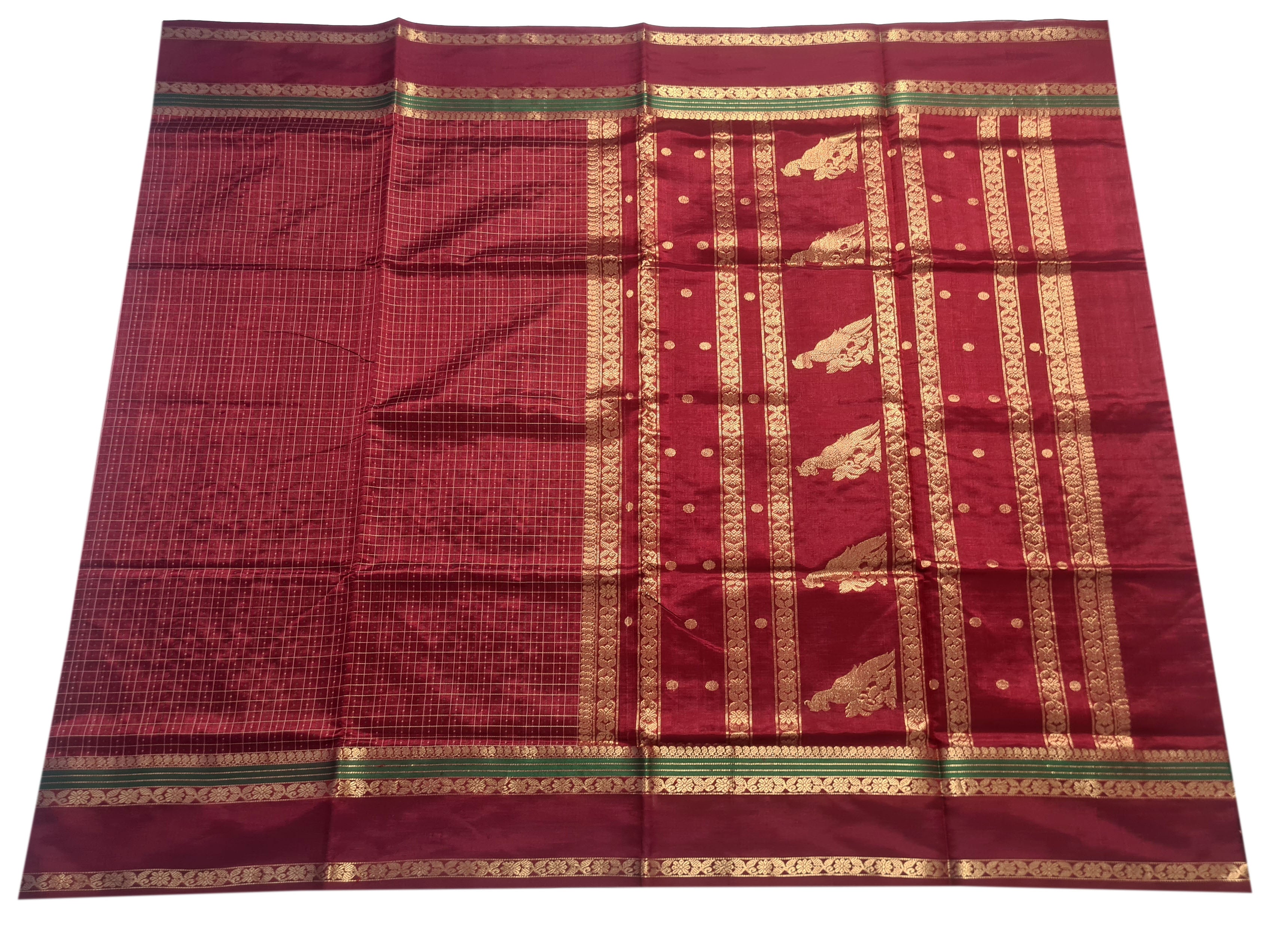 Kanchipuram Pure Silk Cotton Saree
