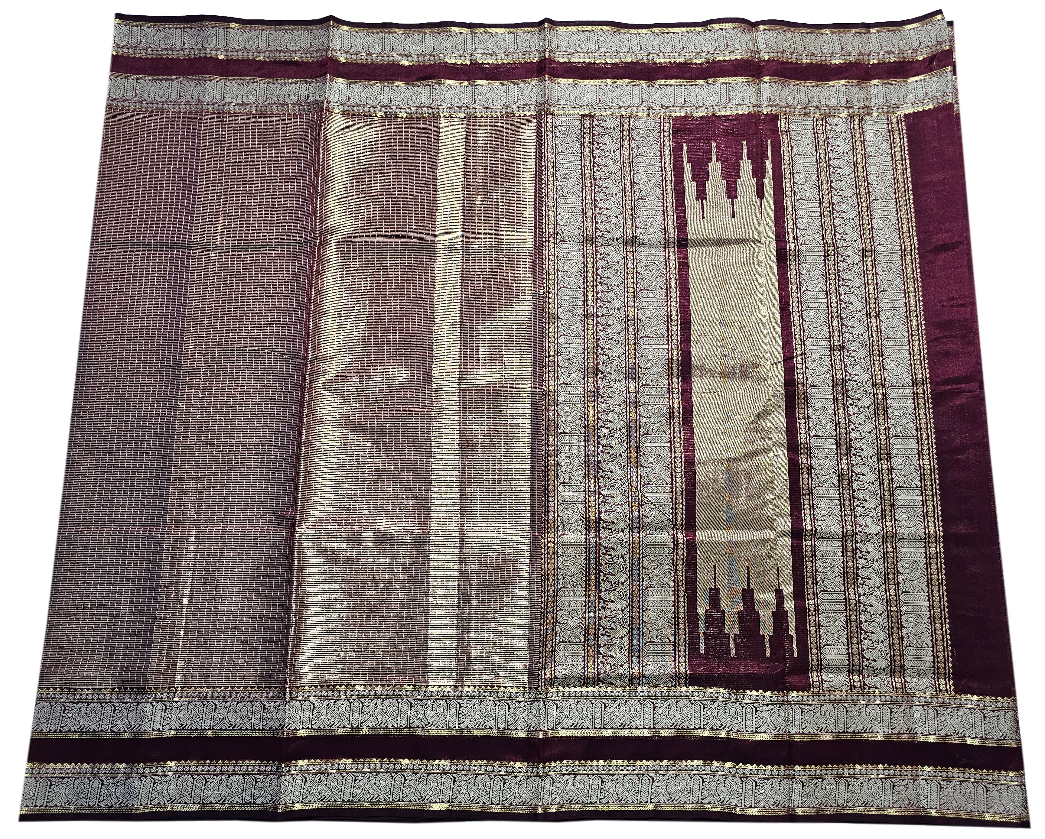 Kanchipuram Pure Silk Cotton Saree