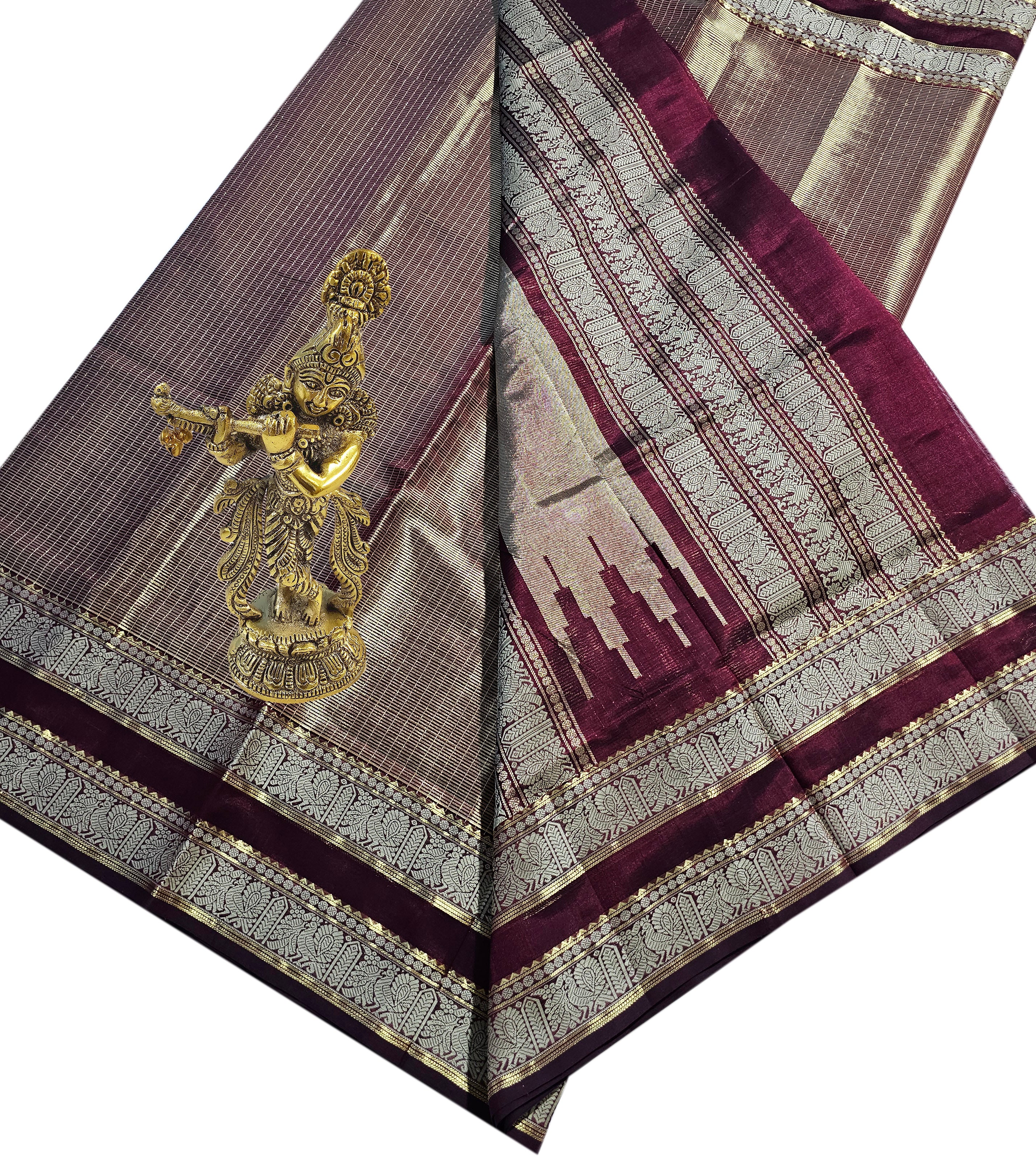 Kanchipuram Pure Silk Cotton Saree