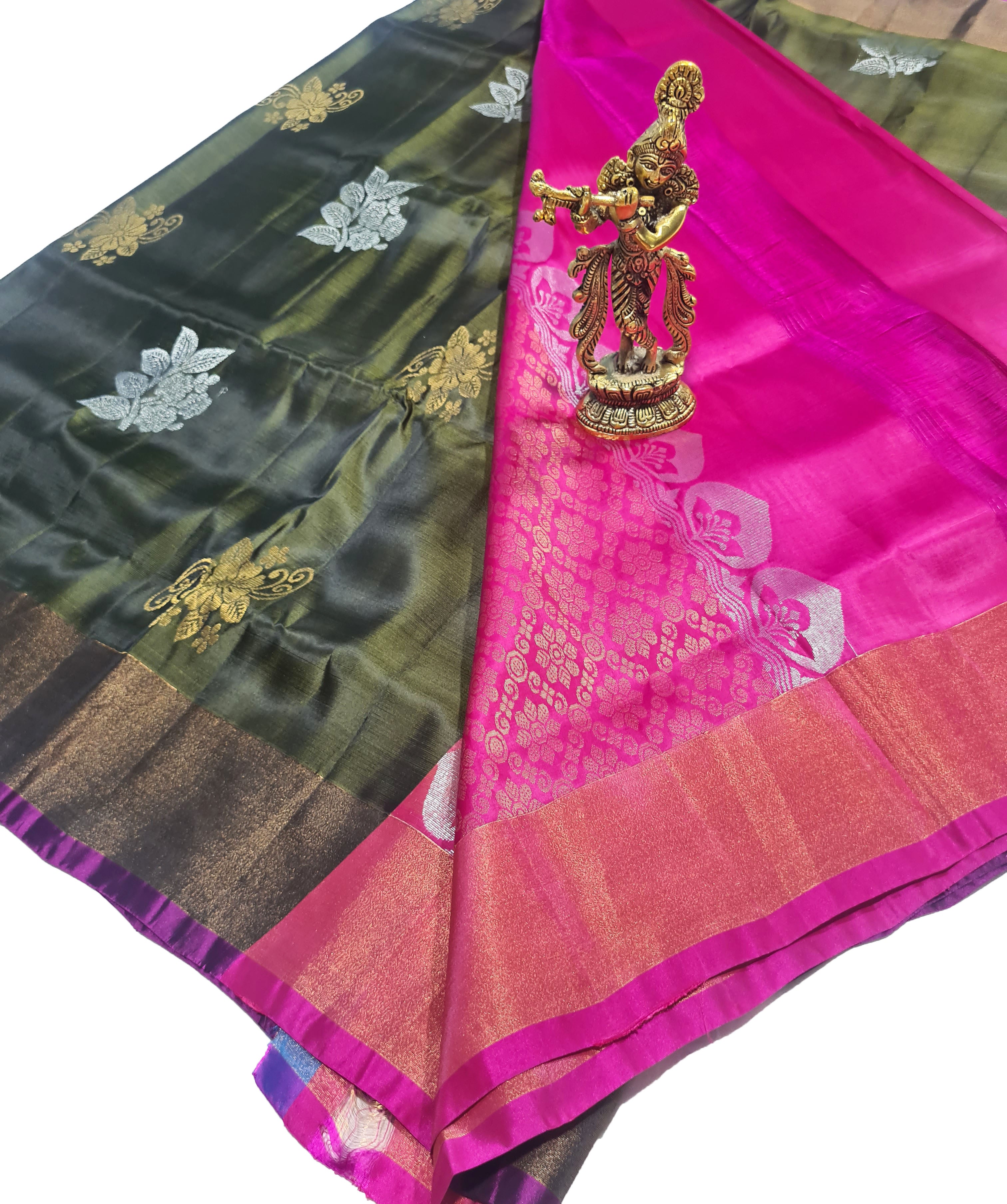 Handwoven Unique Pure Soft Silk Saree