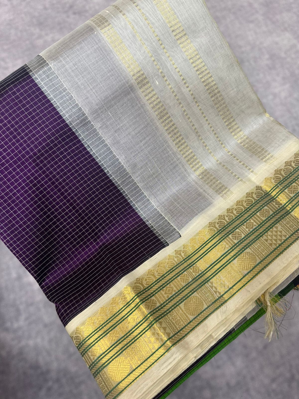 Kanchipuram Pure Silk Cotton Saree