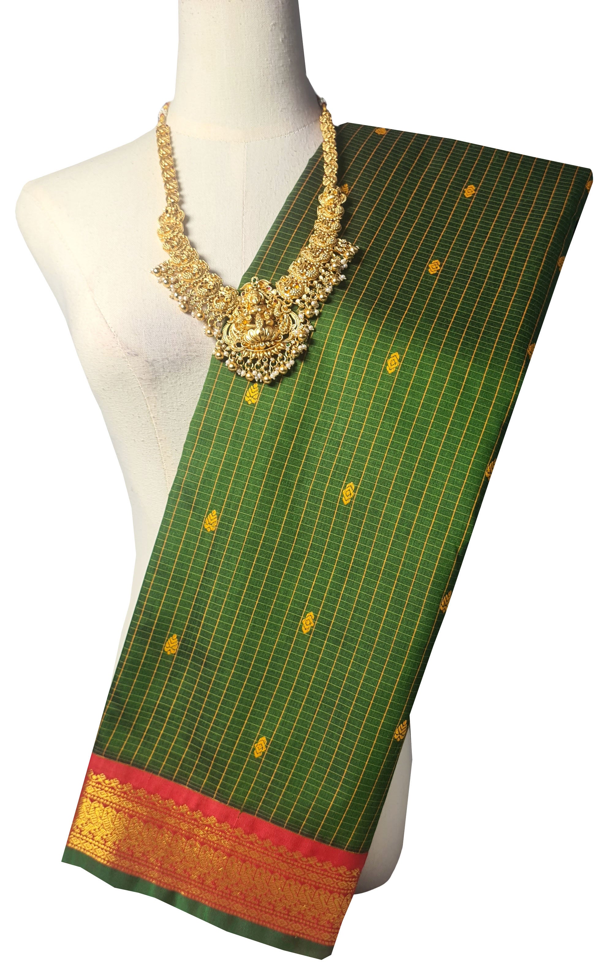 Vairaoosi Agarlic Cotton Silk Sarees
