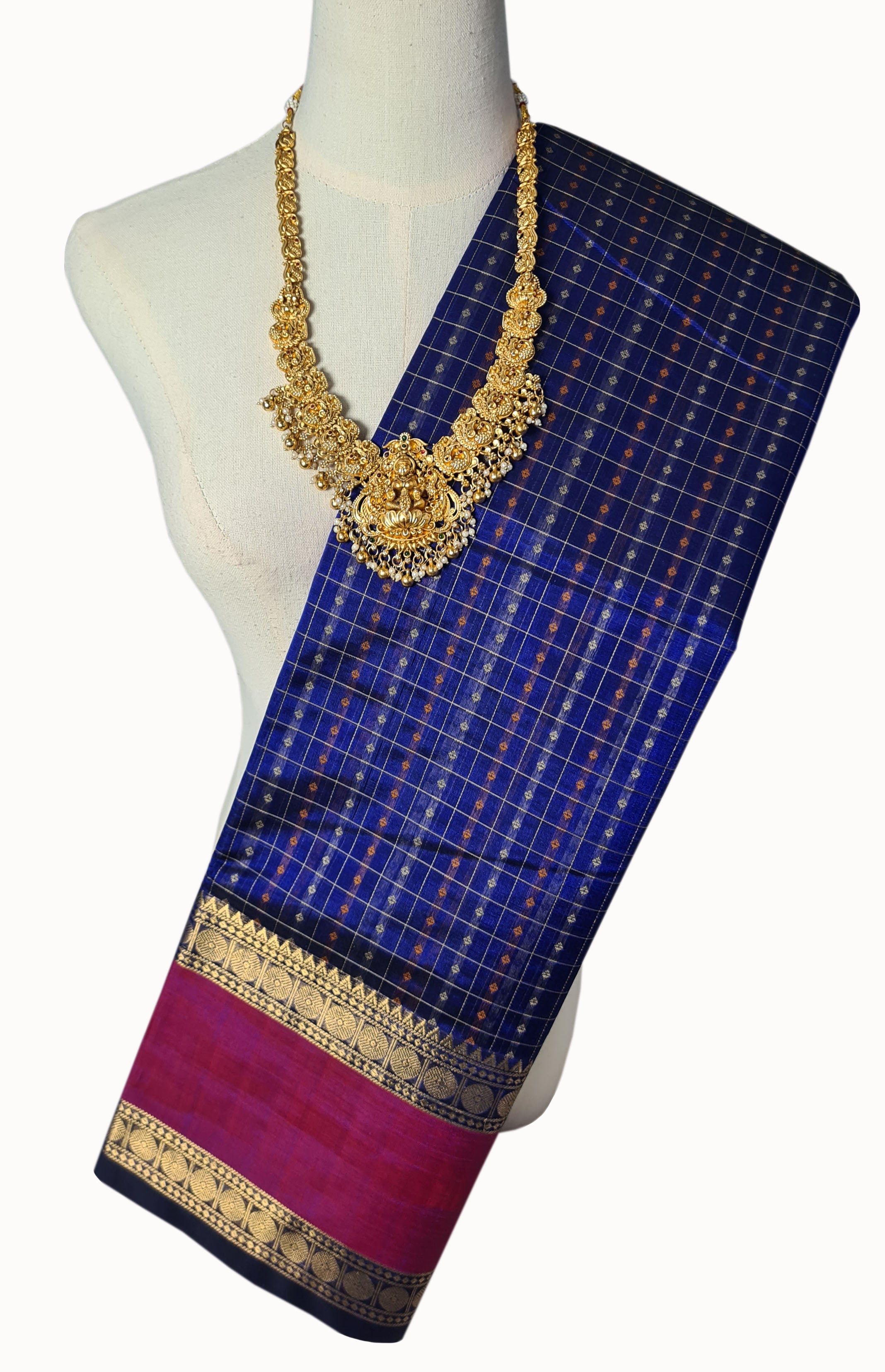 MmmKanchipuram Pure Silk Cotton Saree