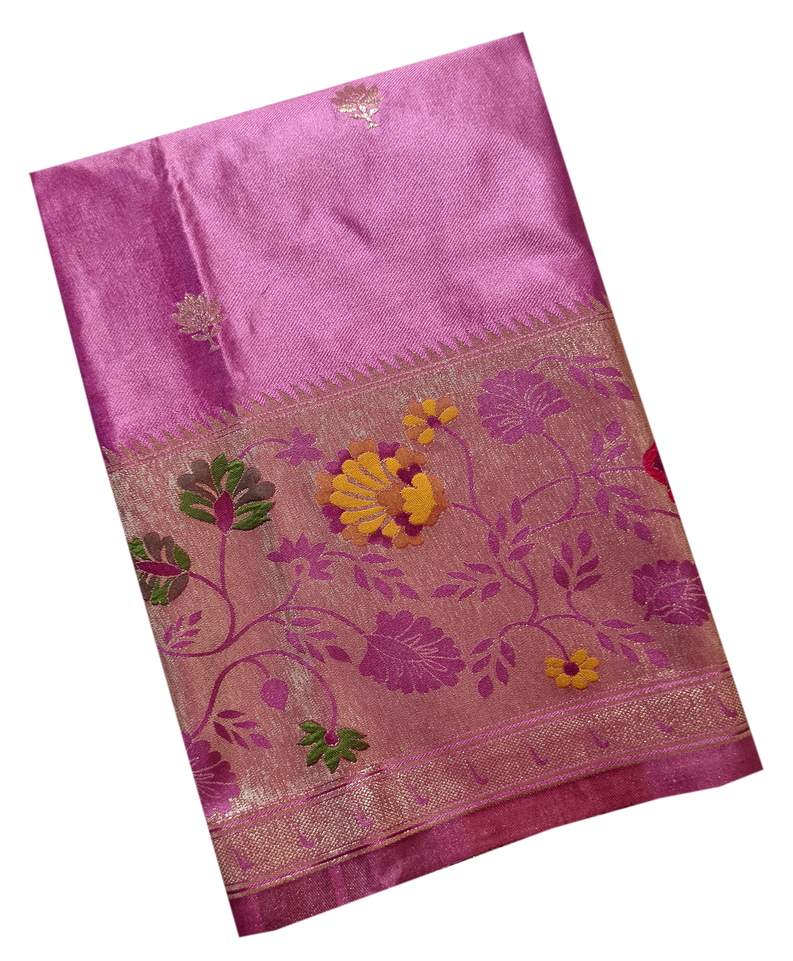 Bengaluru Crape Antic Silk Meena Sarees