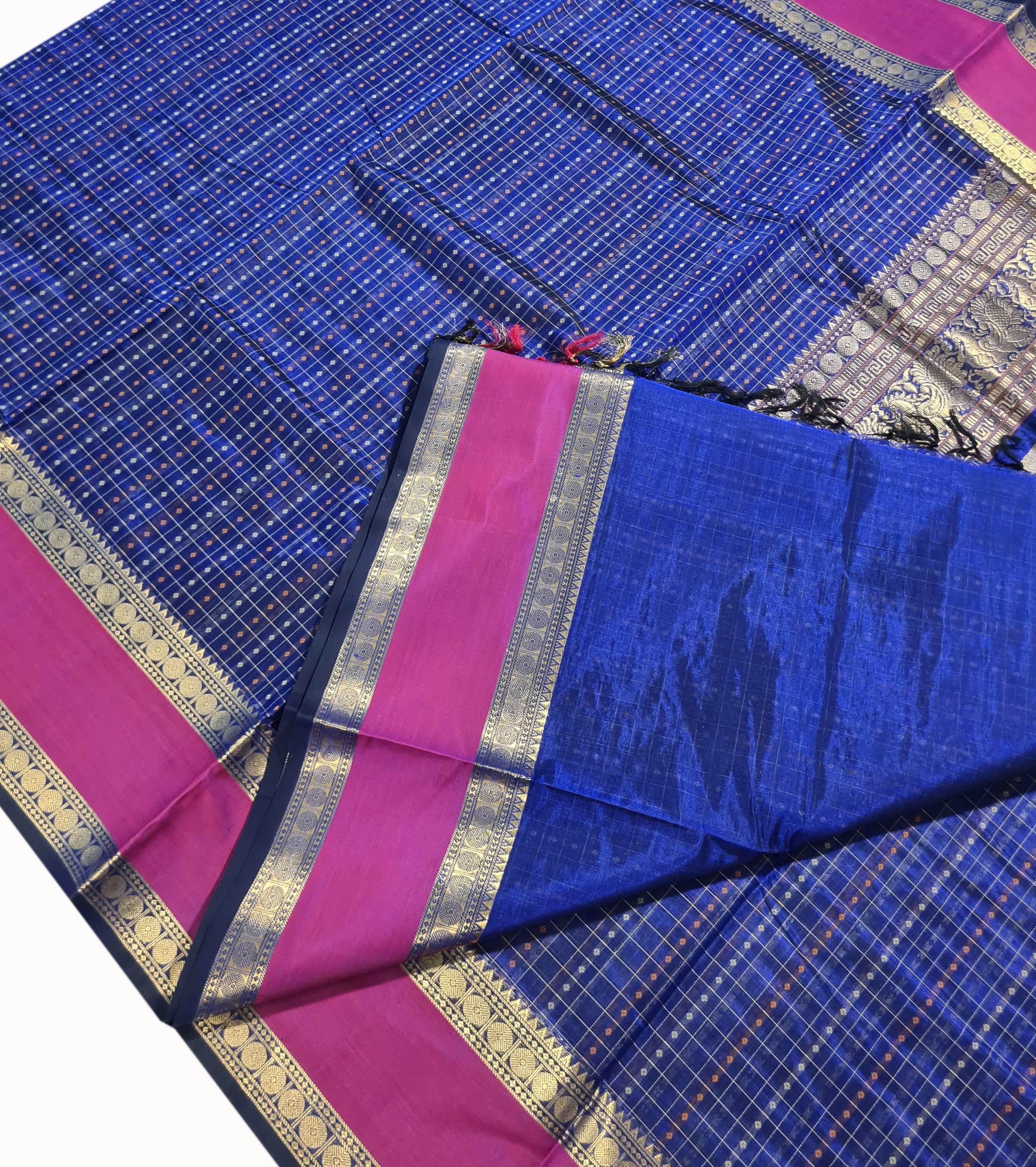 MmmKanchipuram Pure Silk Cotton Saree