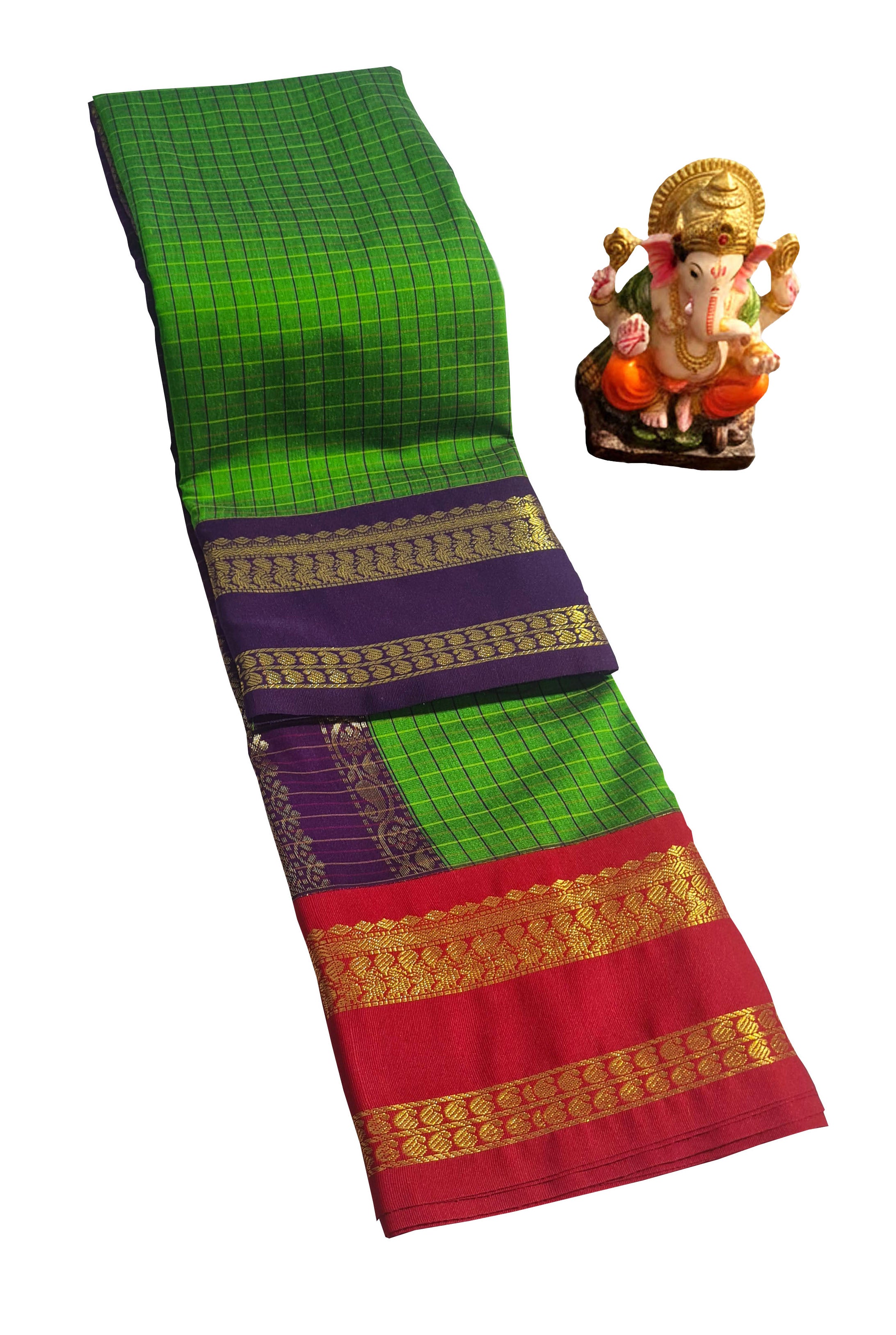 Kanchipuram Agarlic Cotton Sarees