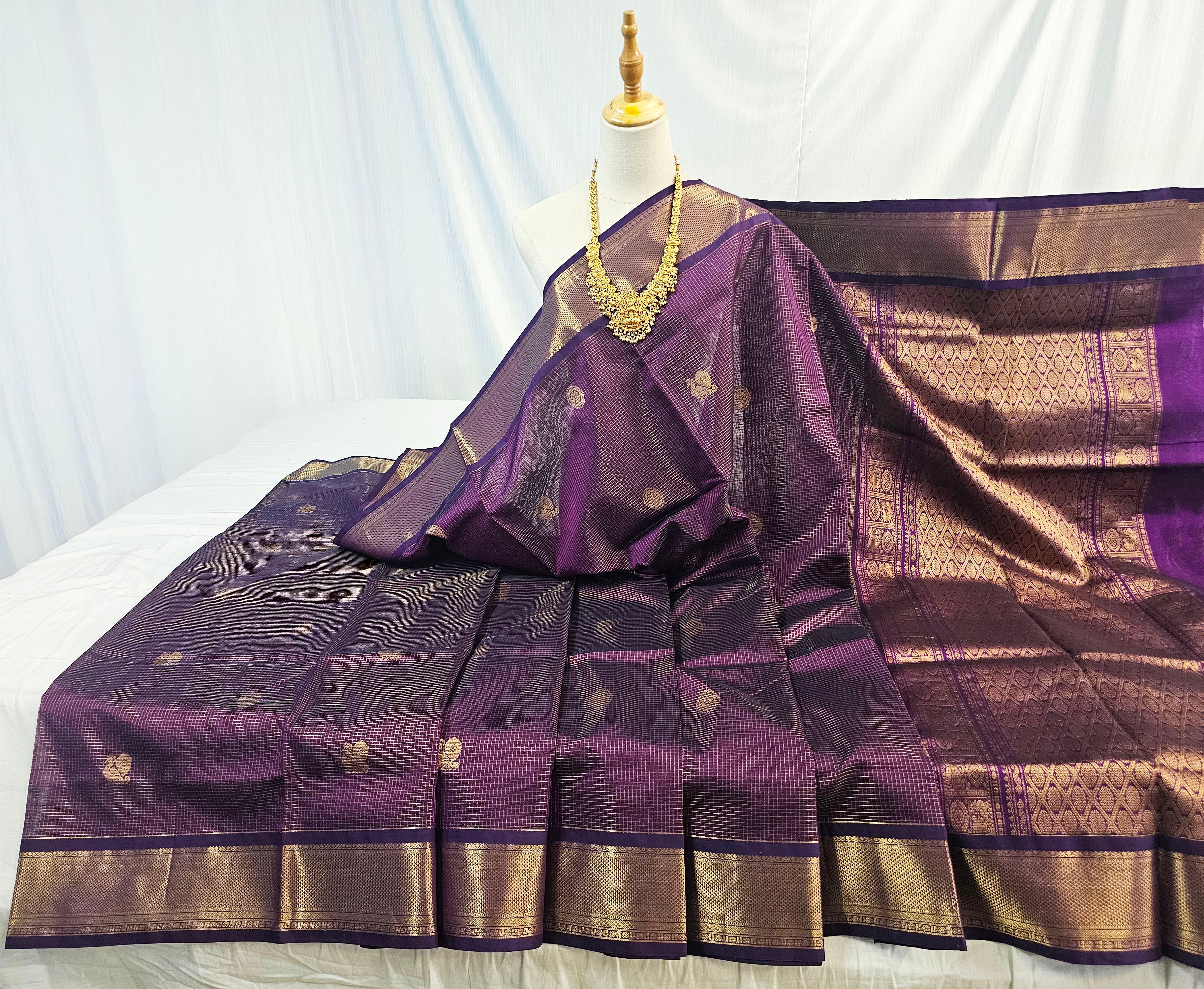 Kanchipuram Pure Silk Cotton Saree