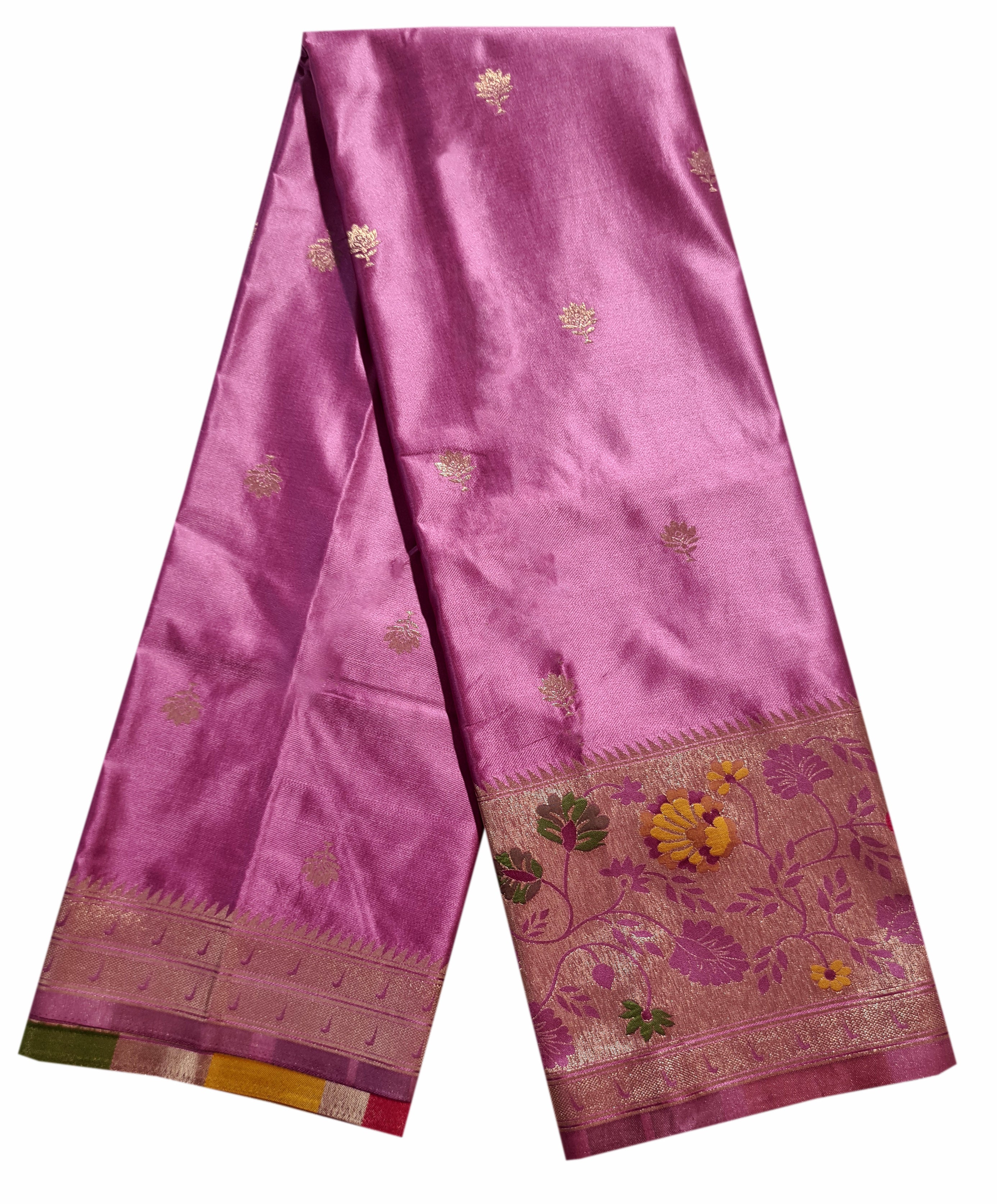 Bengaluru Crape Antic Silk Meena Sarees