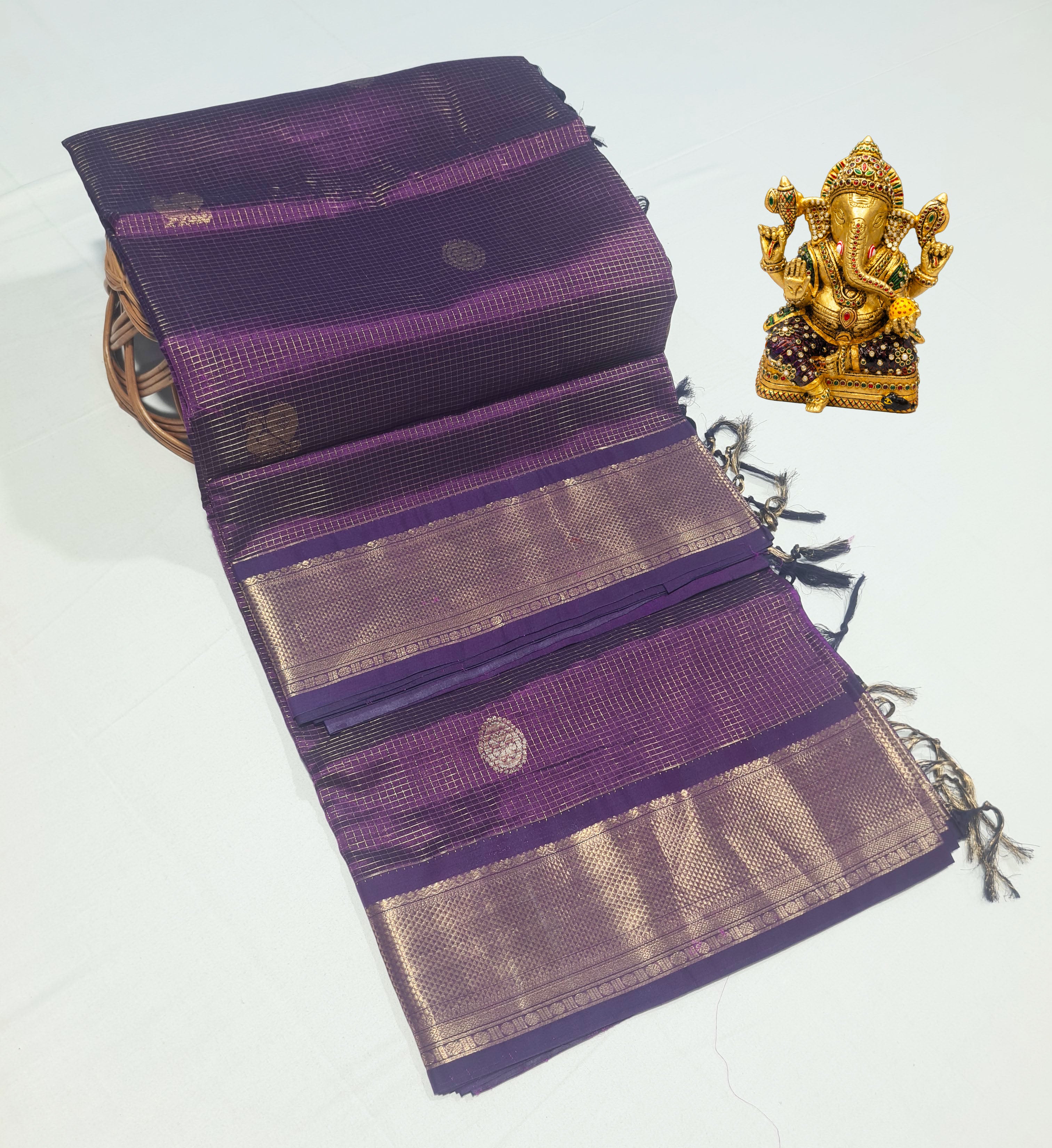 Kanchipuram Pure Silk Cotton Saree