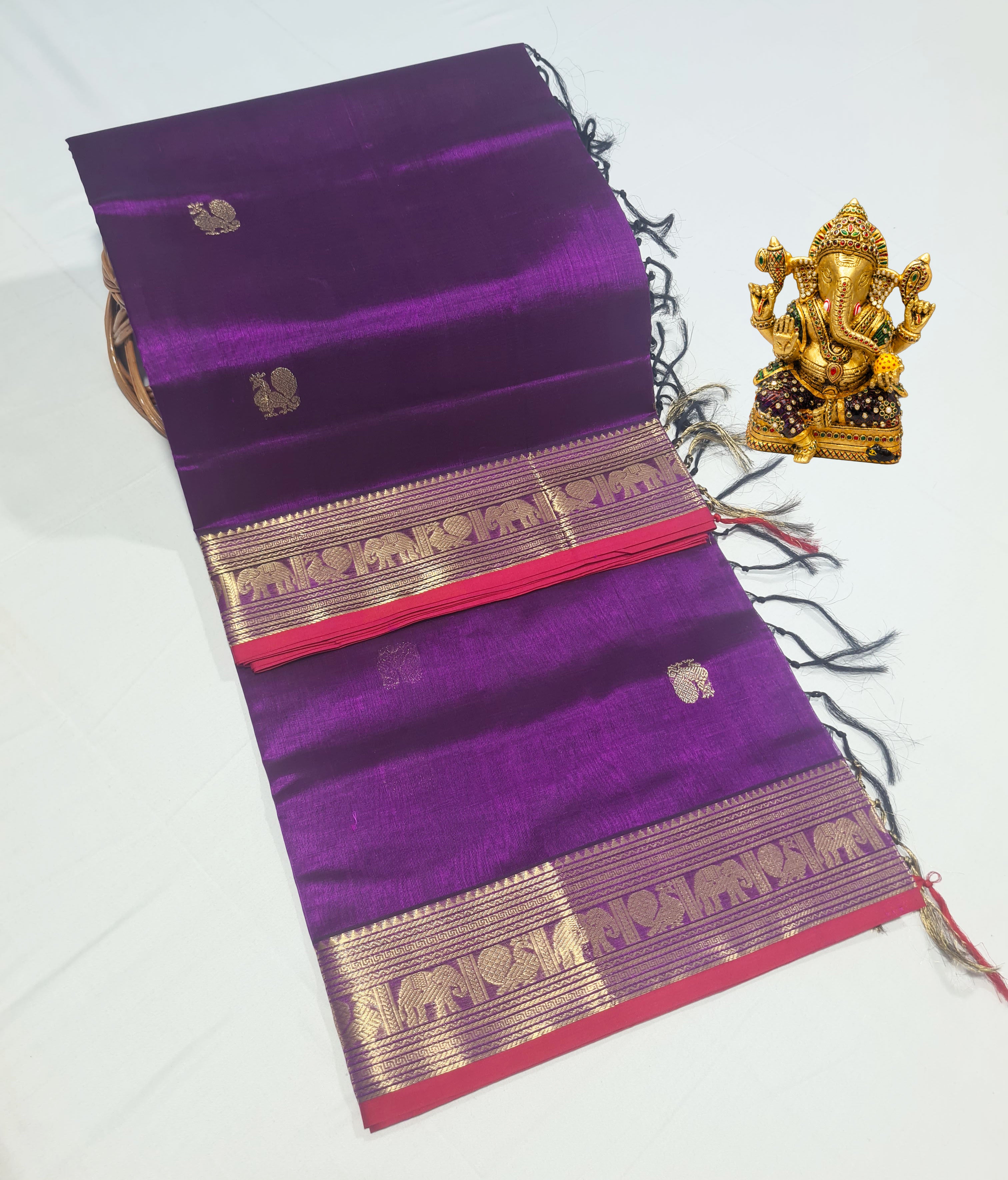 Kanchipuram Pure Silk Cotton Saree