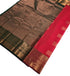 Kanchi Vegan Silk Saree With Contrast Blouse and Rich Jari Pallu