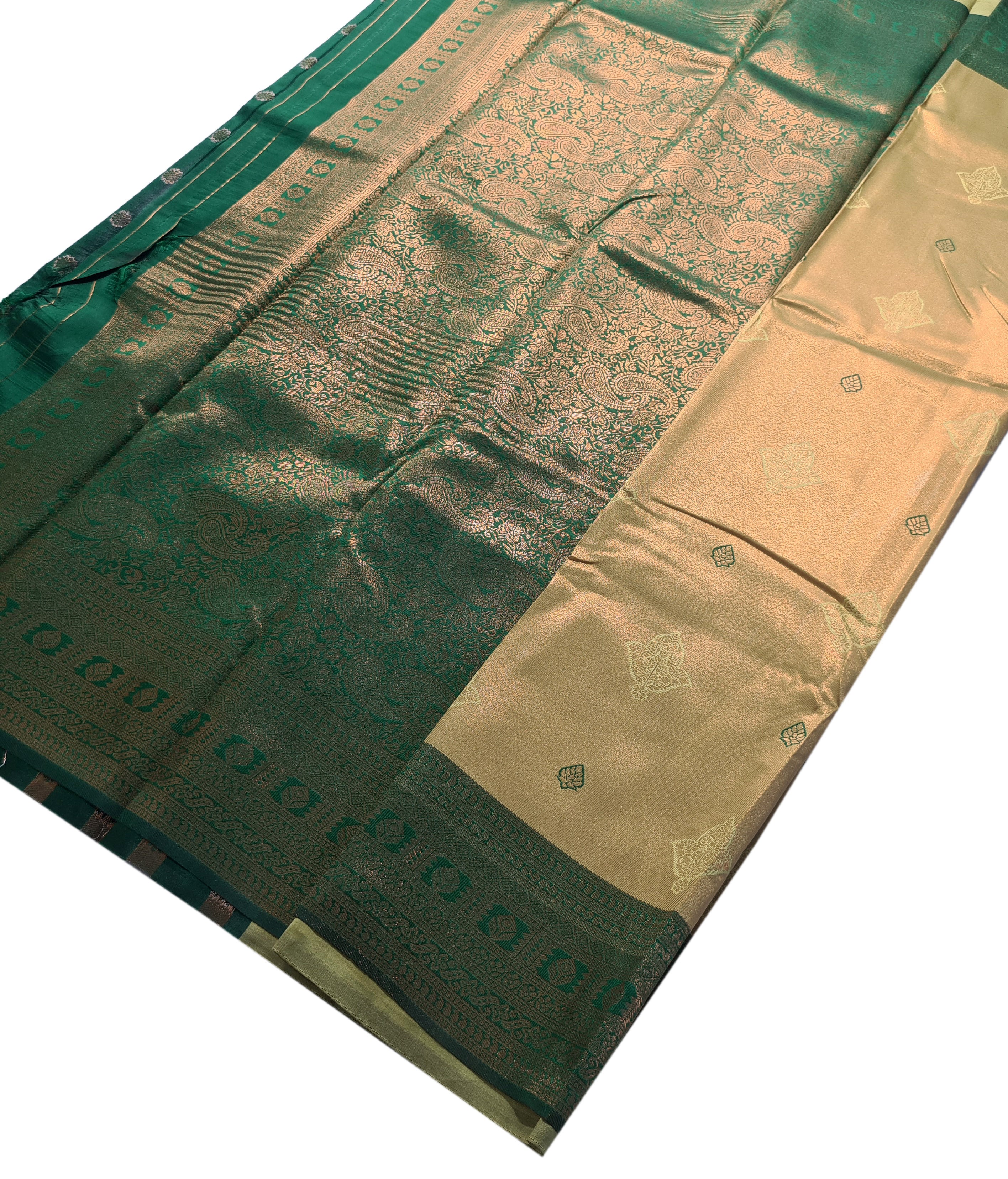 Antique Zari Butta Silk Saree