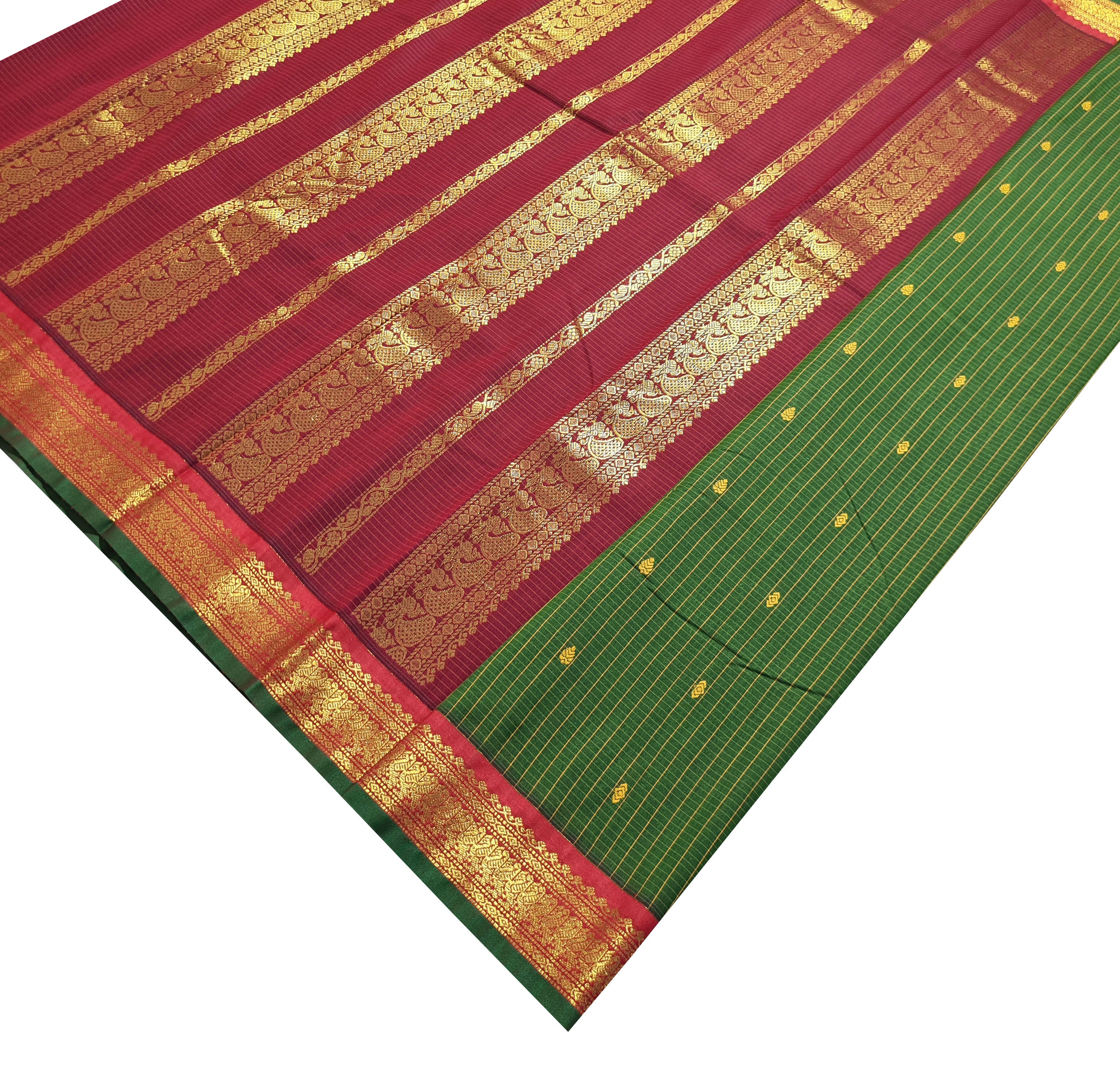 Vairaoosi Agarlic Cotton Silk Sarees