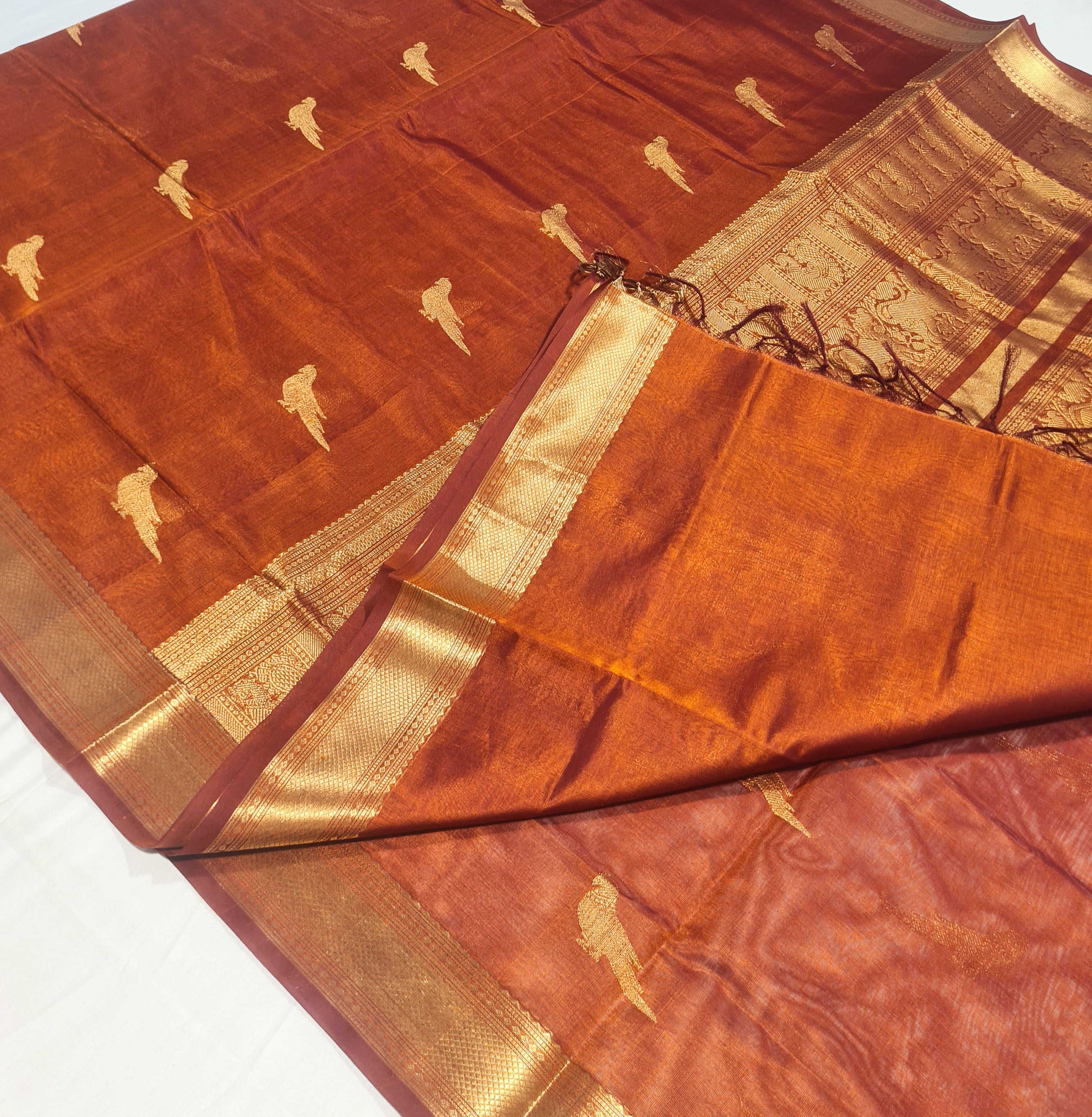Kanchipuram Pure Silk Cotton Saree