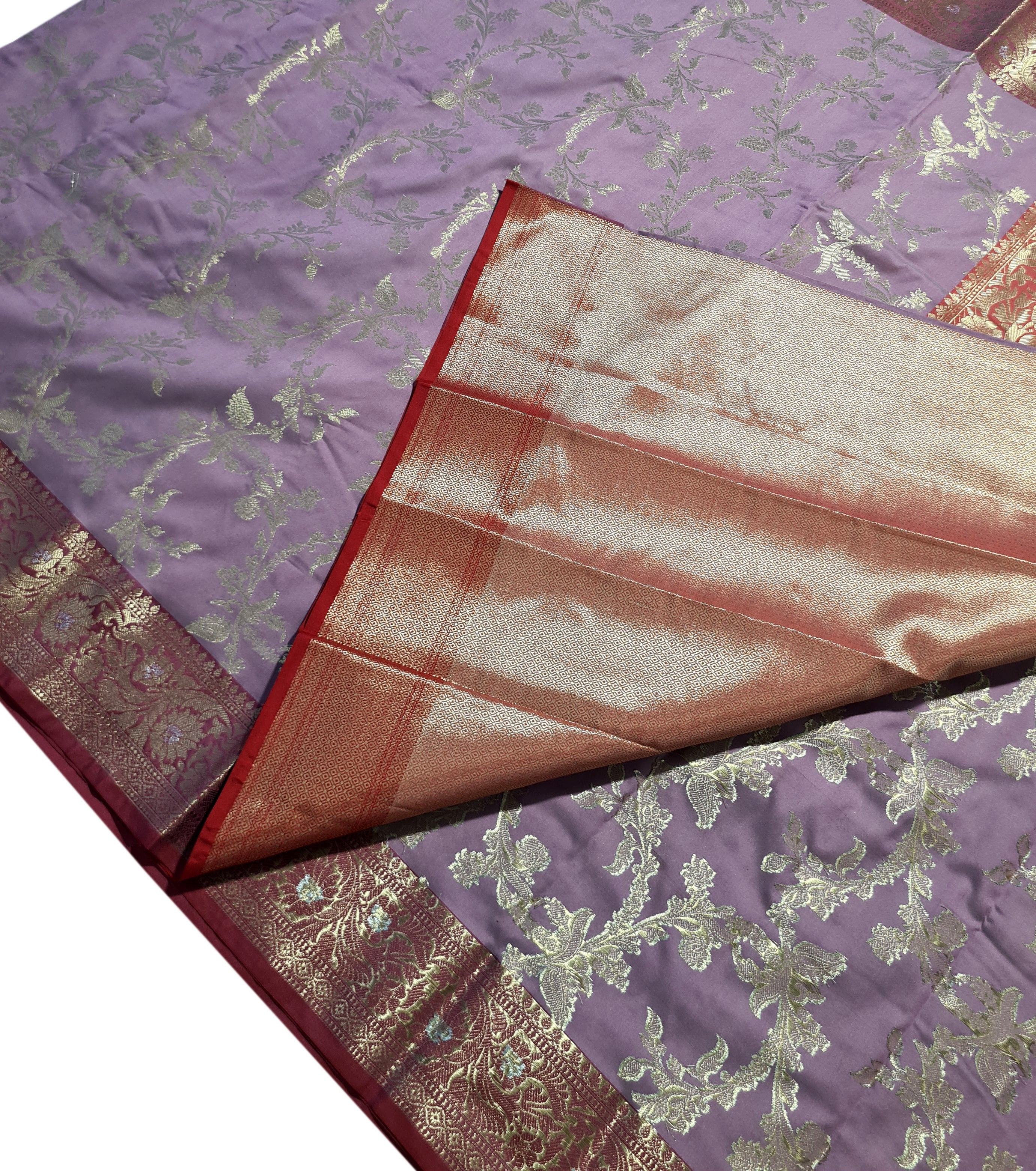 Banarasi Katan Jaal Silk Sarees