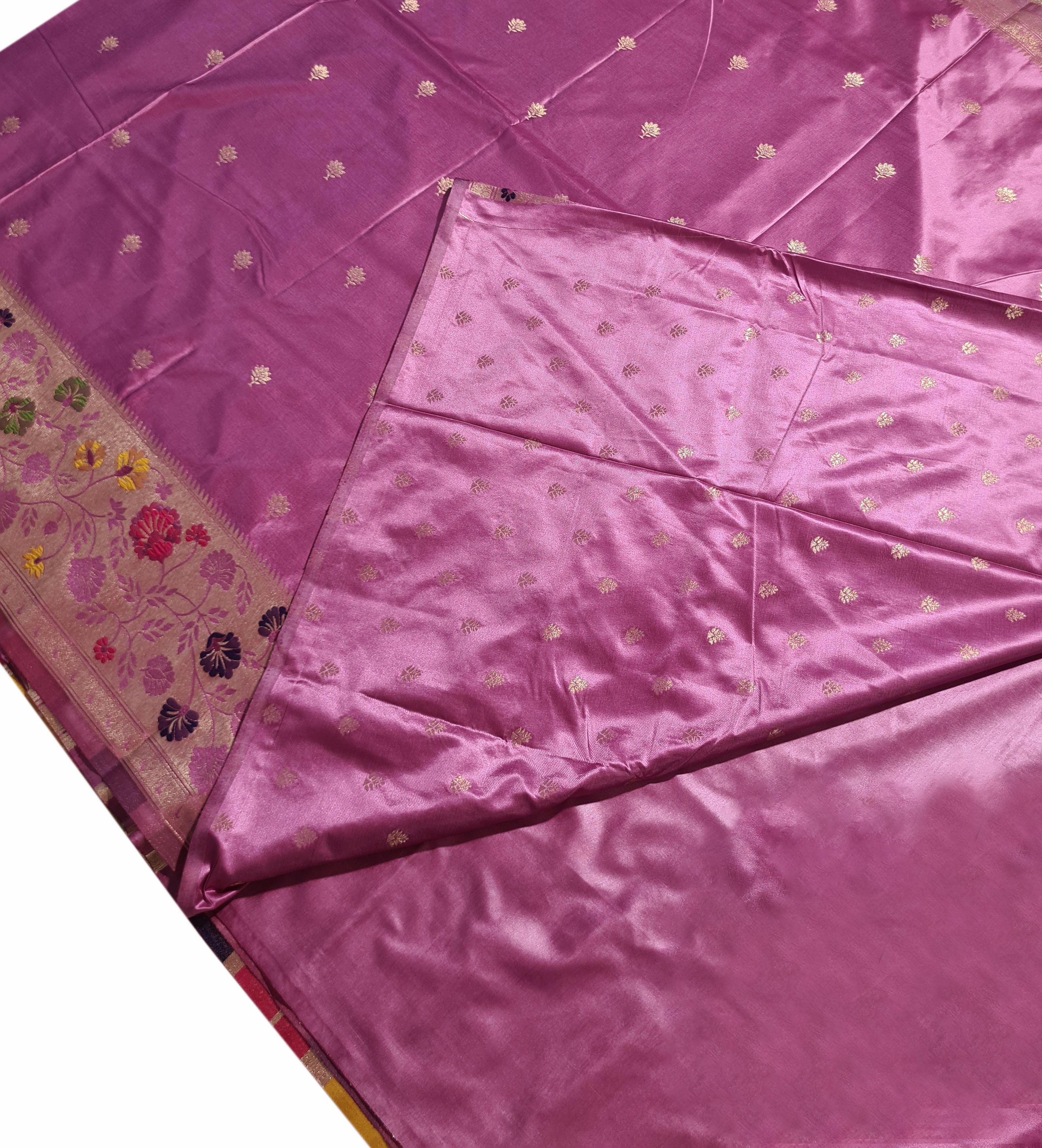 Bengaluru Crape Antic Silk Meena Sarees