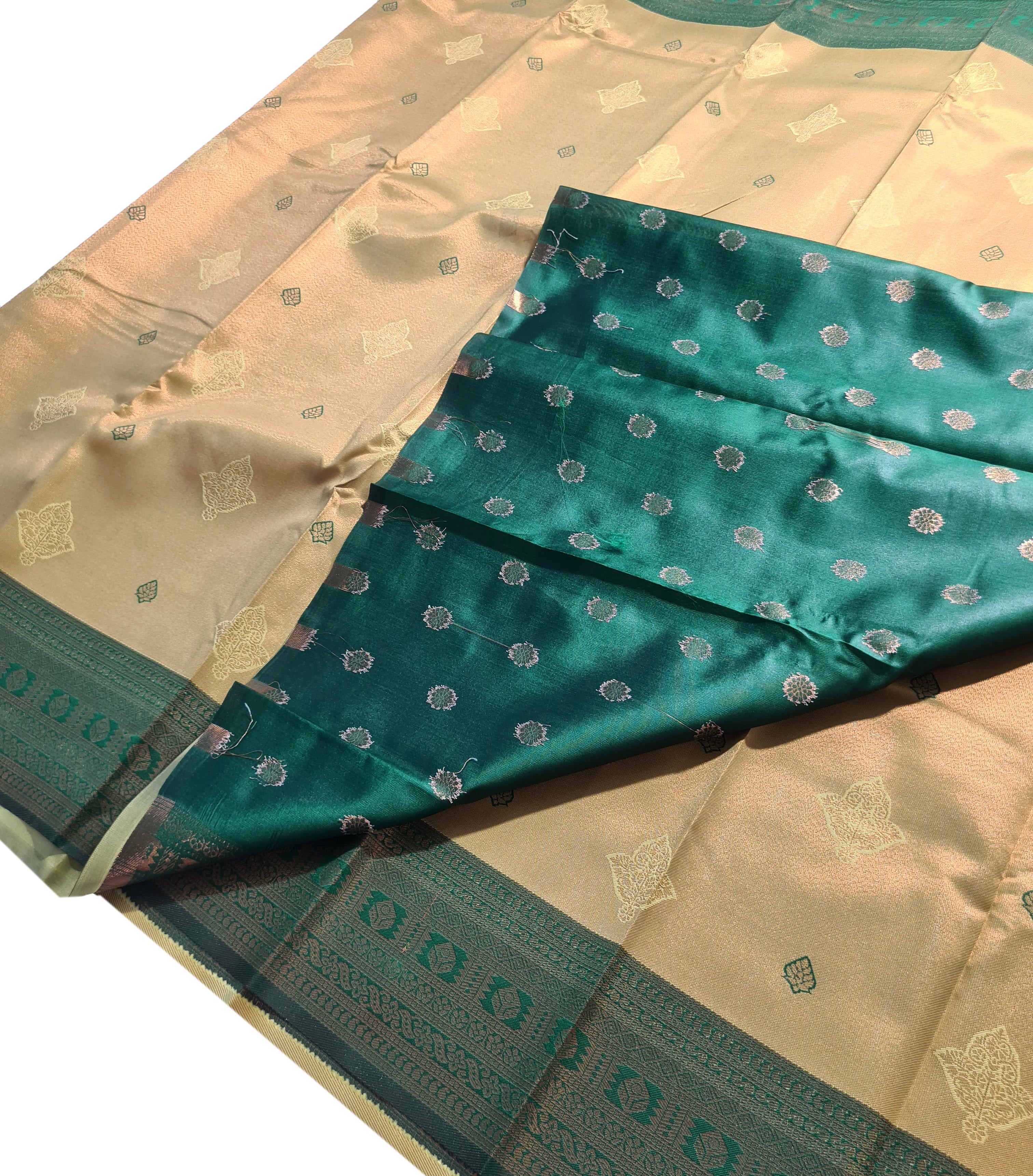Antique Zari Butta Silk Saree