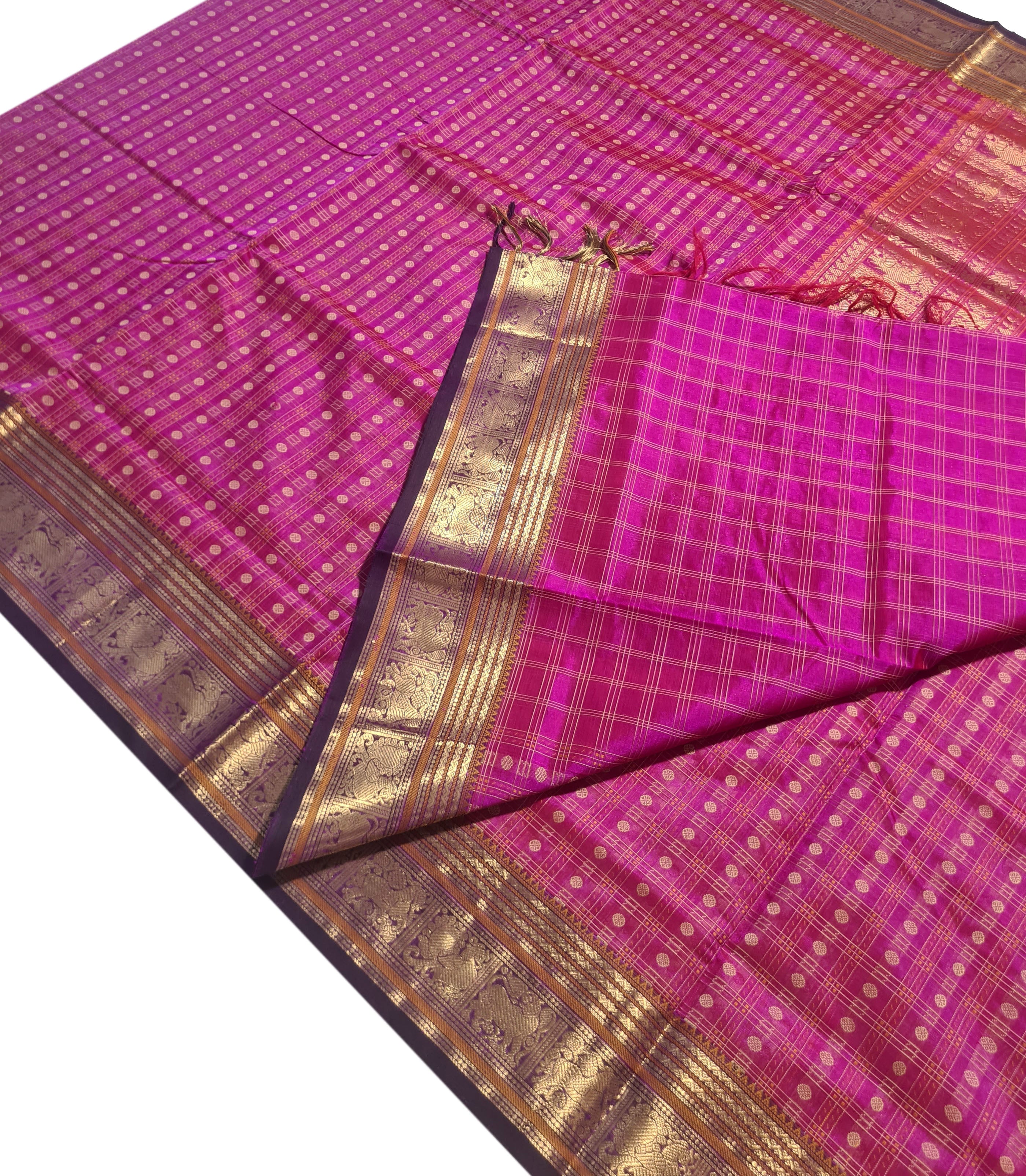 Kanchipuram Pure Silk Cotton Saree