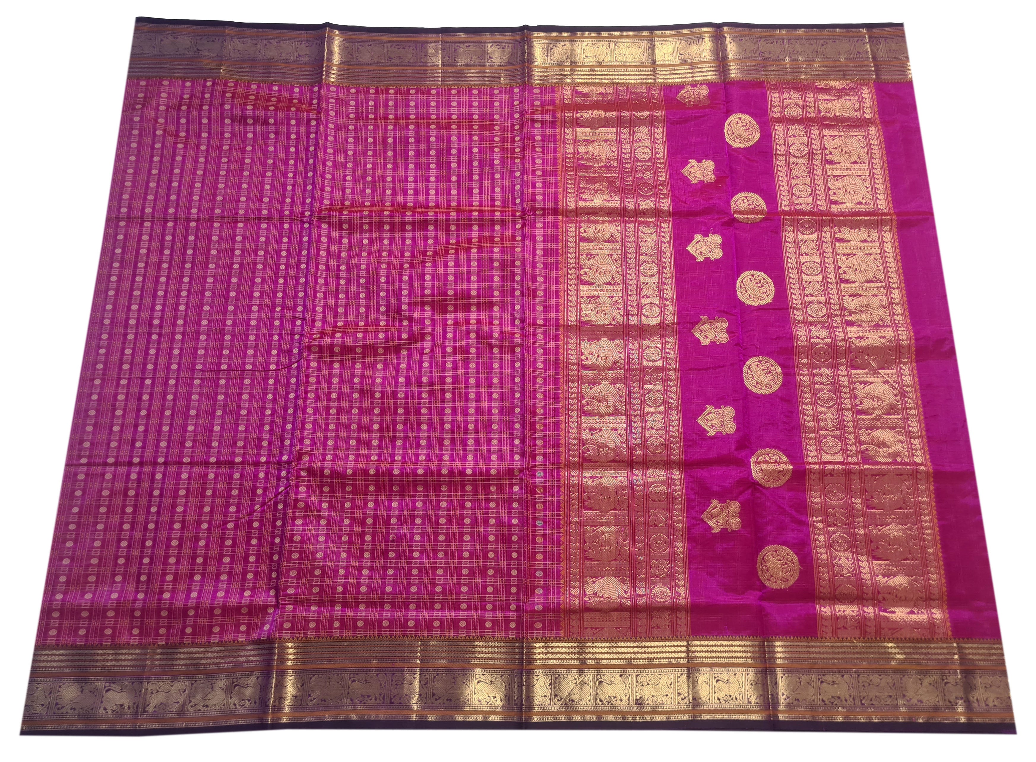 Kanchipuram Pure Silk Cotton Saree