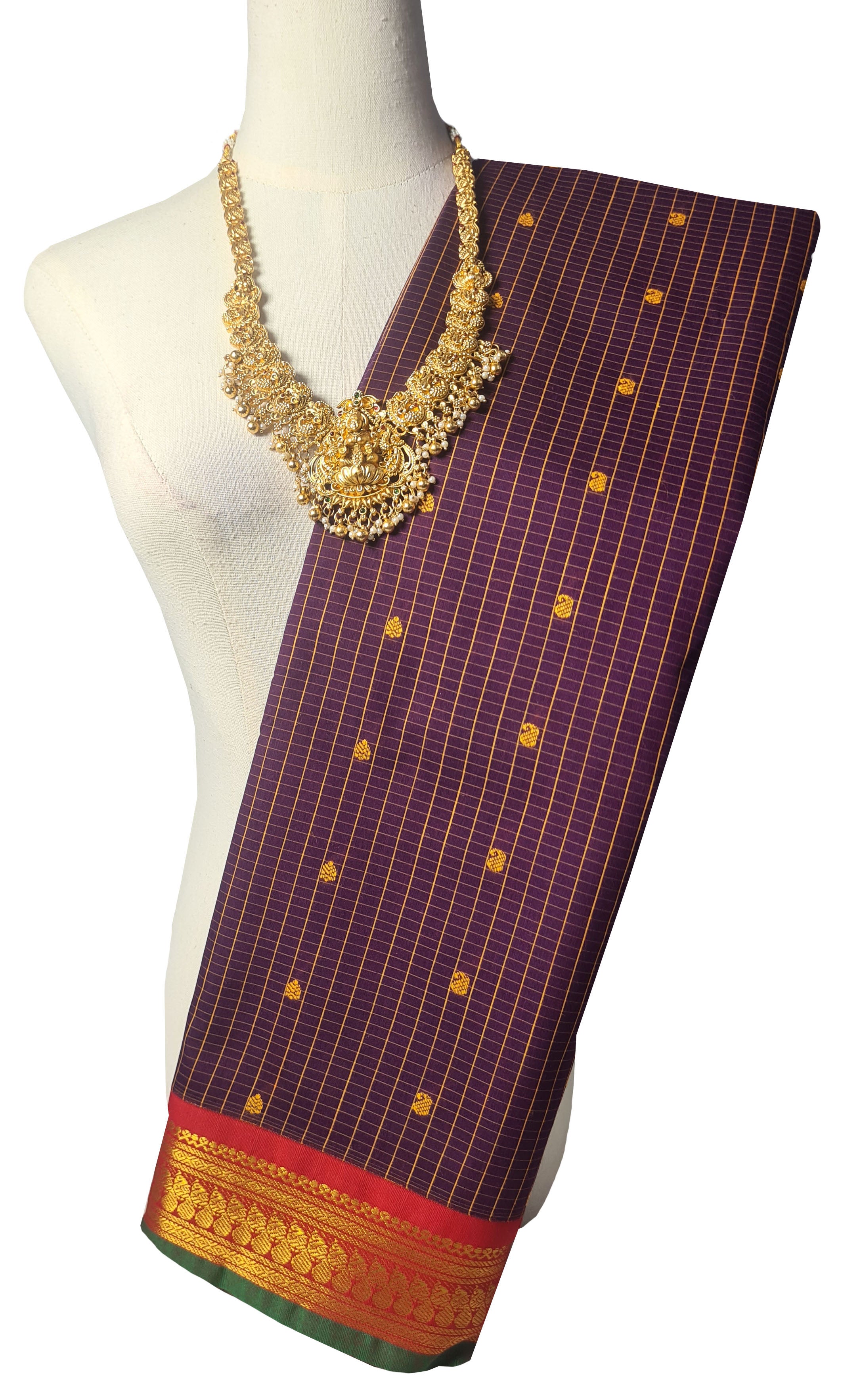 Vairaoosi Agarlic Cotton Silk Sarees
