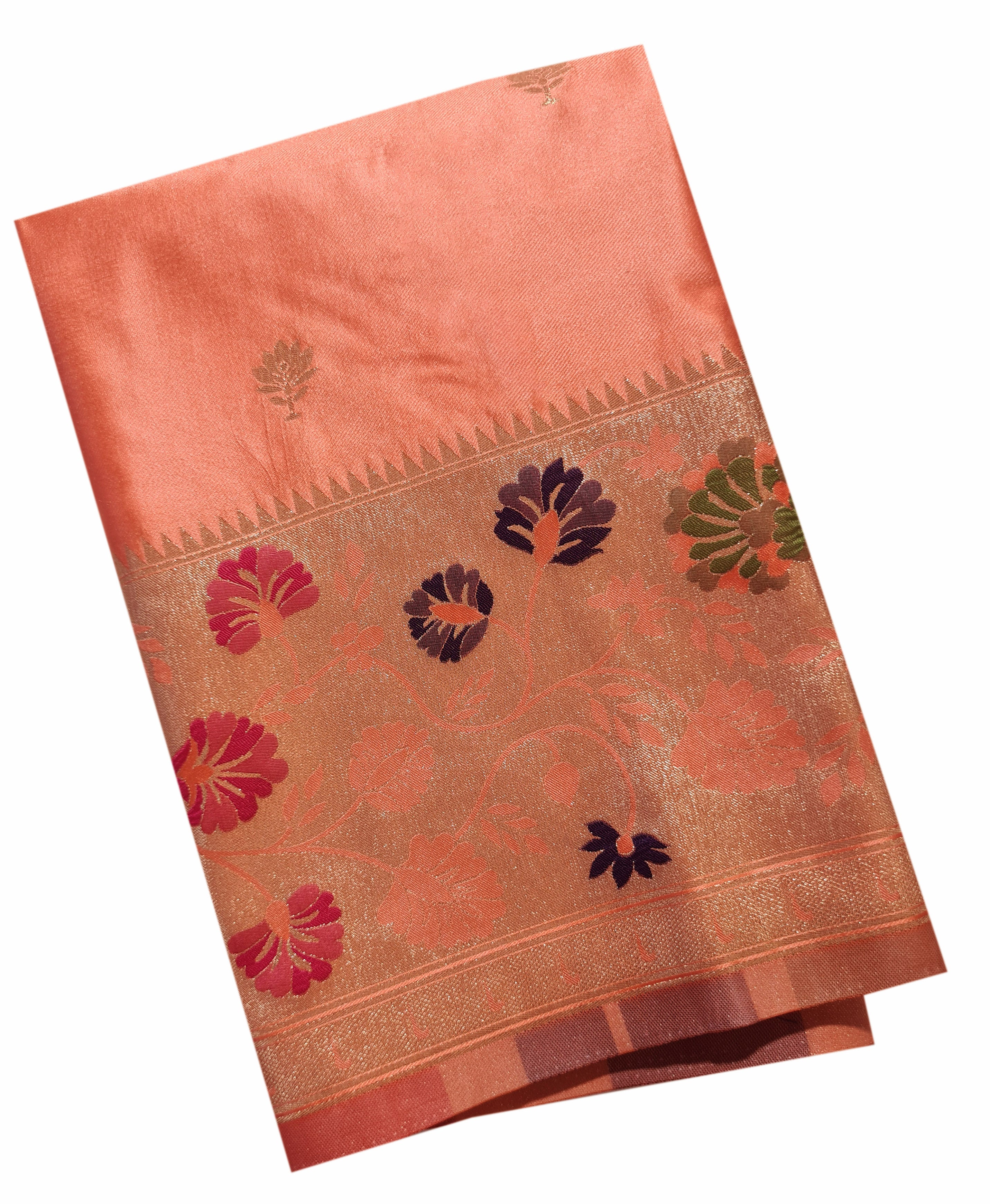 Bengaluru Crape Antic Silk Meena Sarees