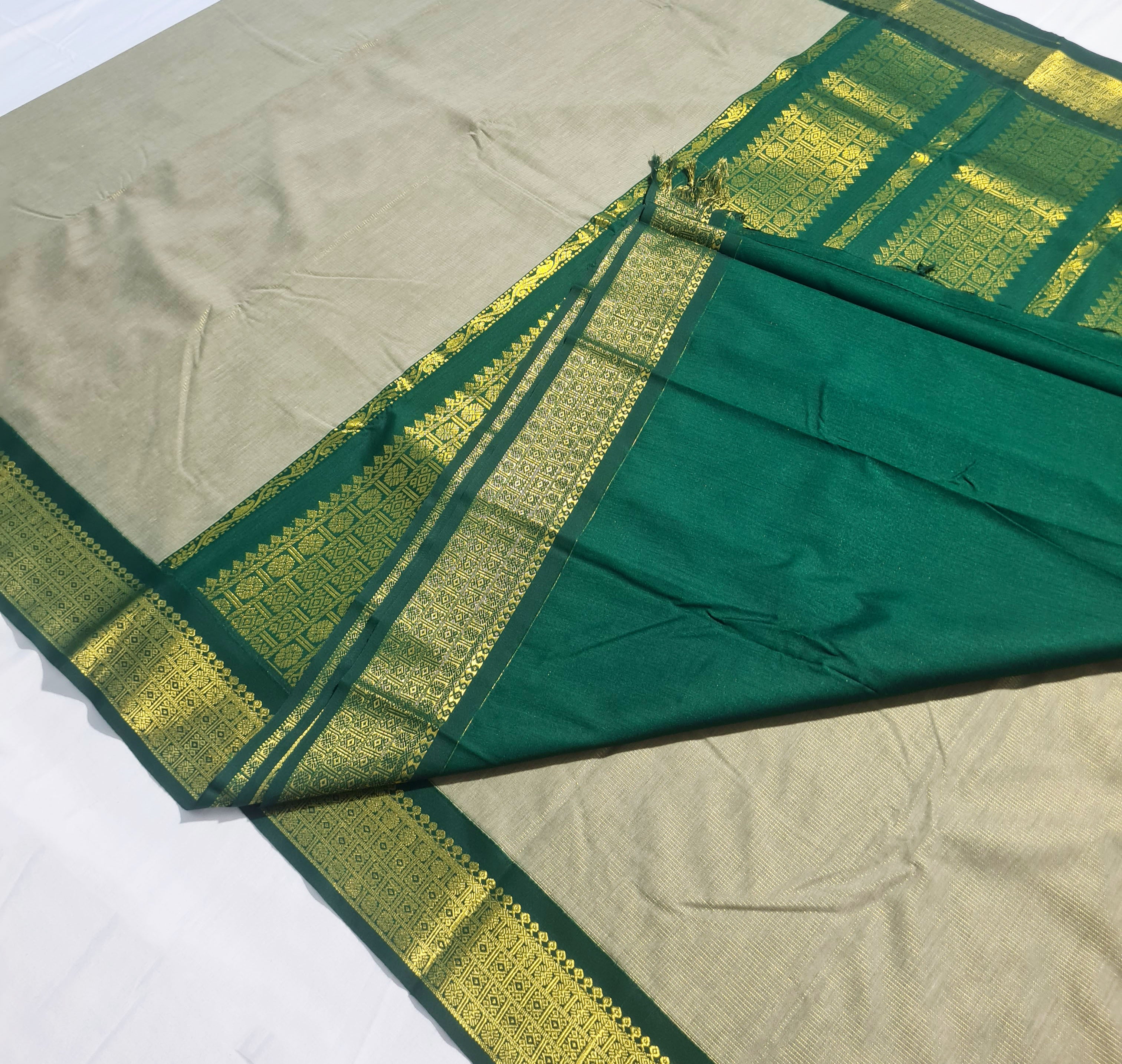 Kanchipuram Agarlic Cotton Sarees