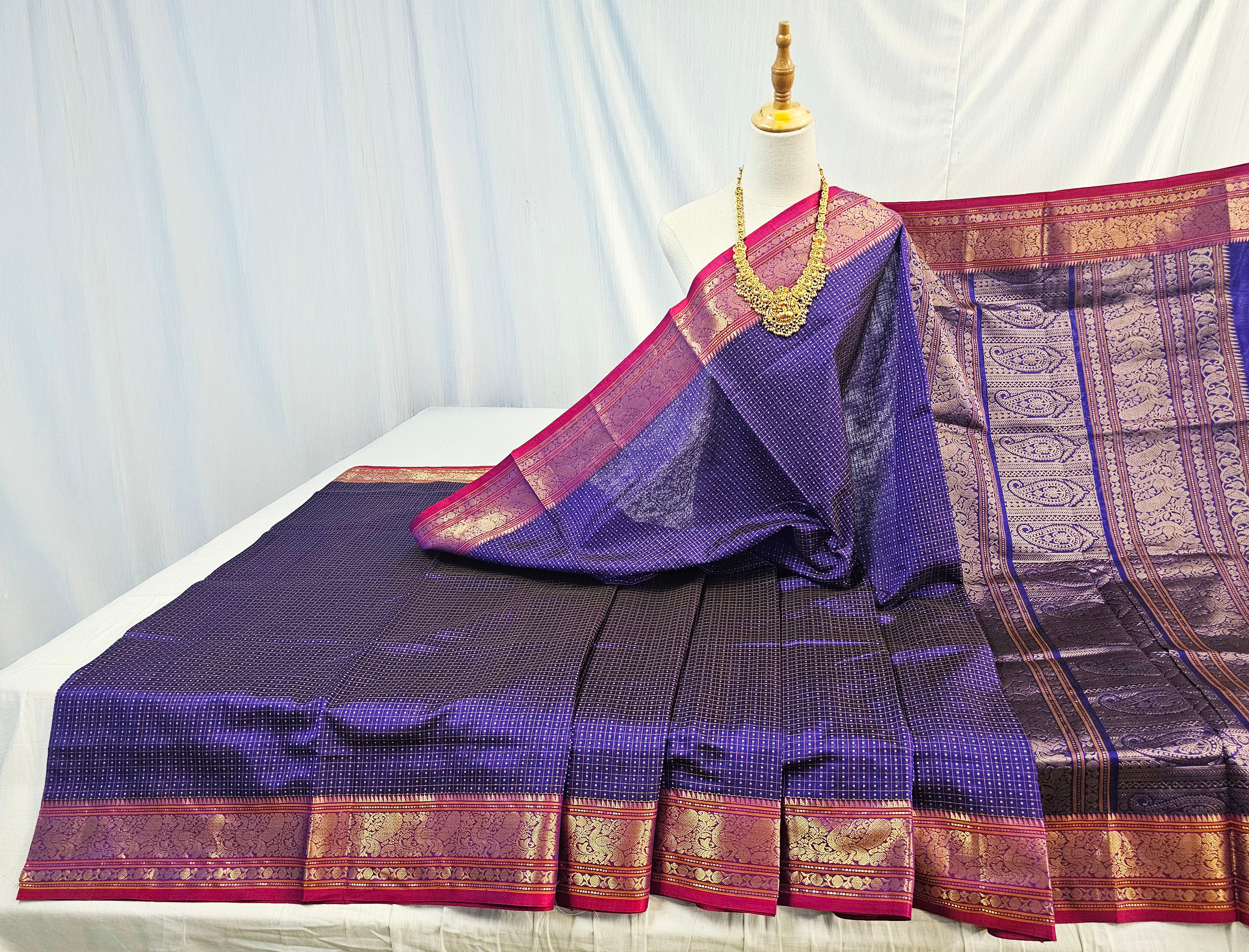 Kanchipuram Pure Silk Cotton Saree