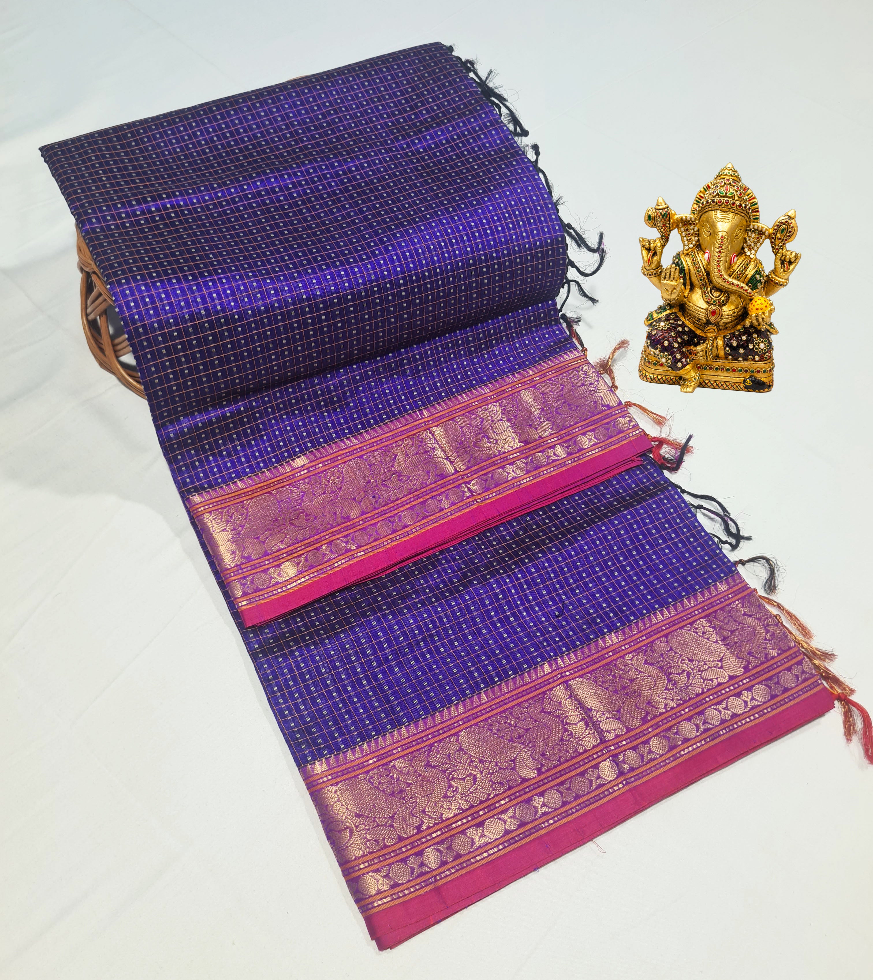 Kanchipuram Pure Silk Cotton Saree