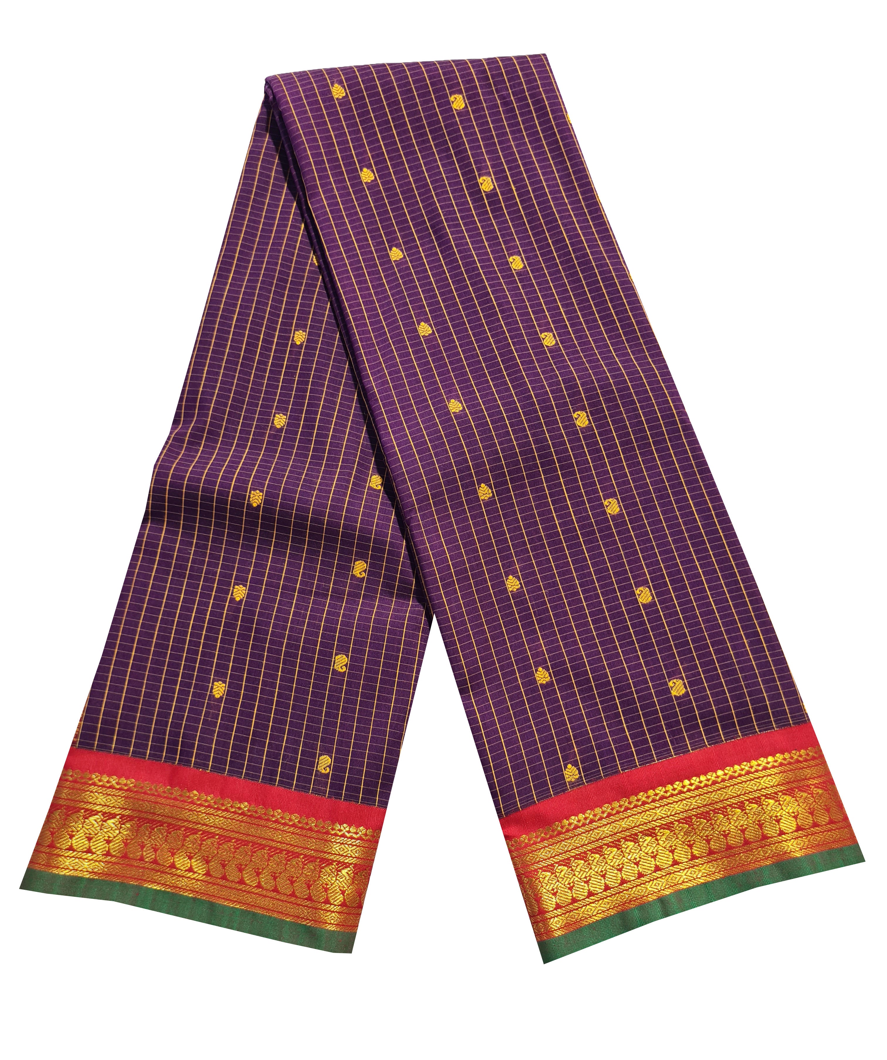 Vairaoosi Agarlic Cotton Silk Sarees