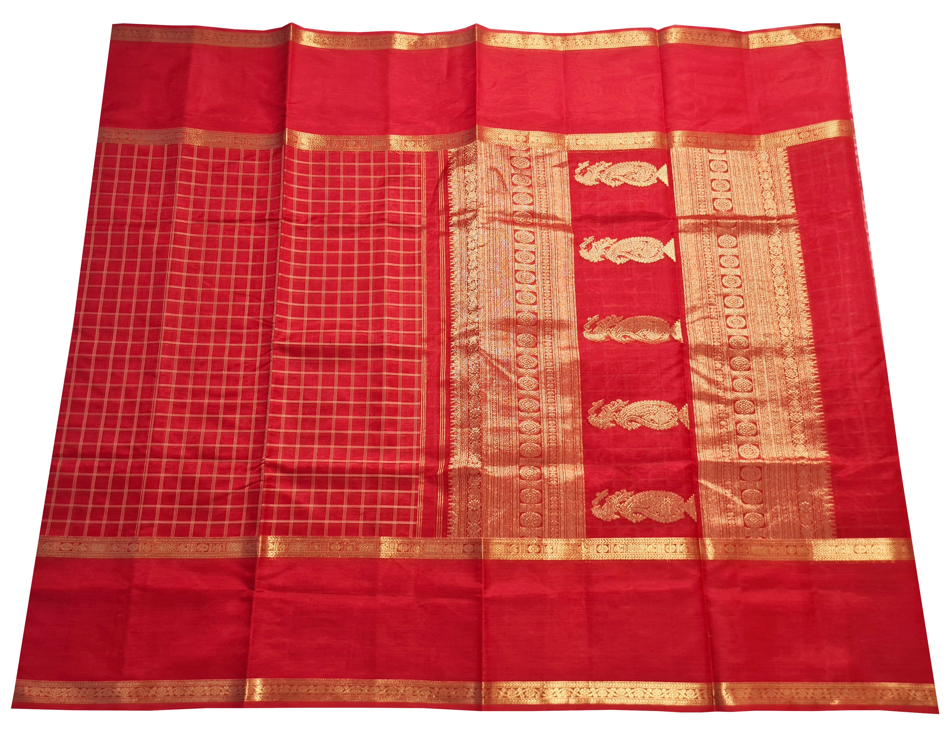 Kanchipuram Pure Silk Cotton Saree