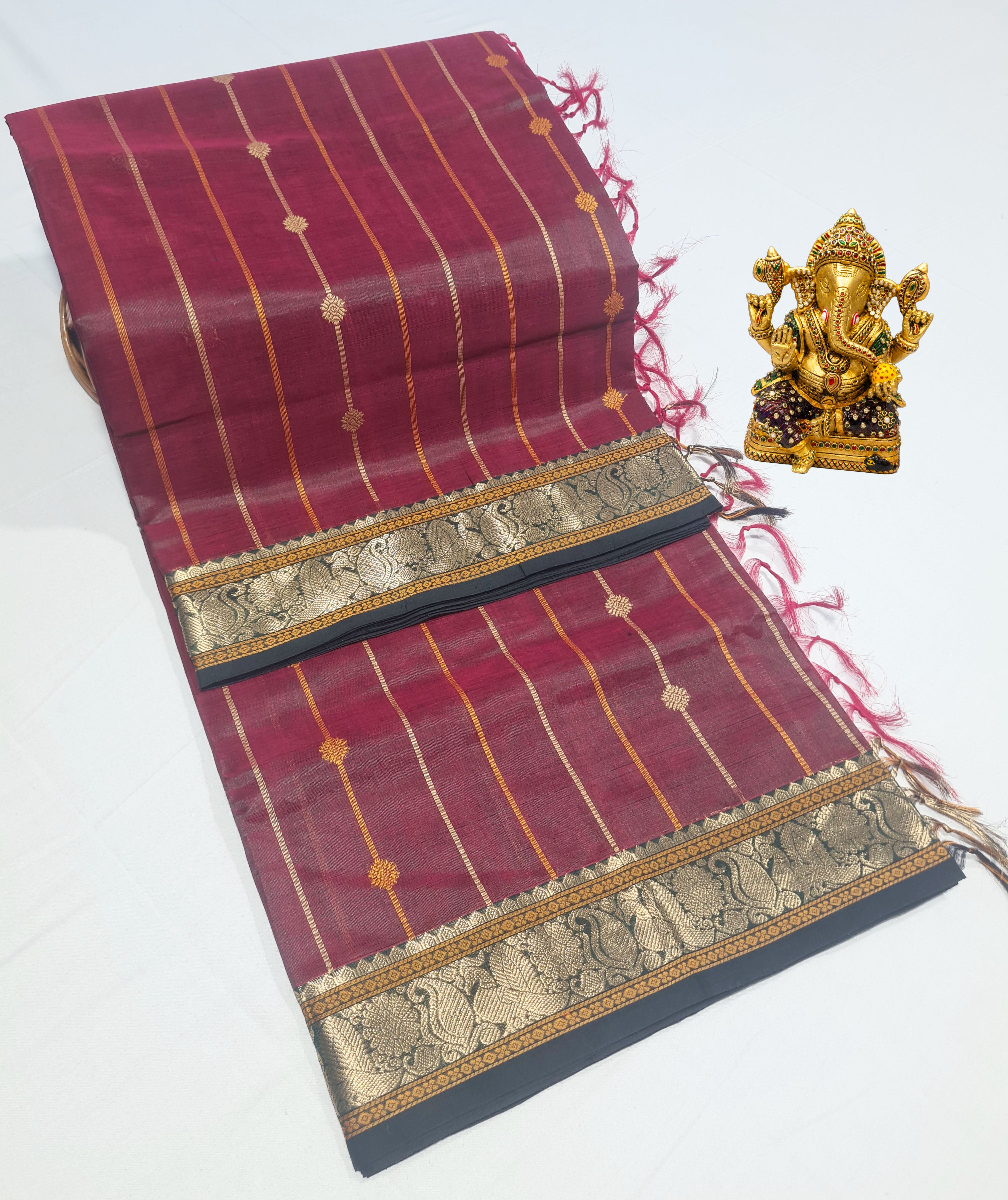 Kanchipuram Pure Silk Cotton Saree