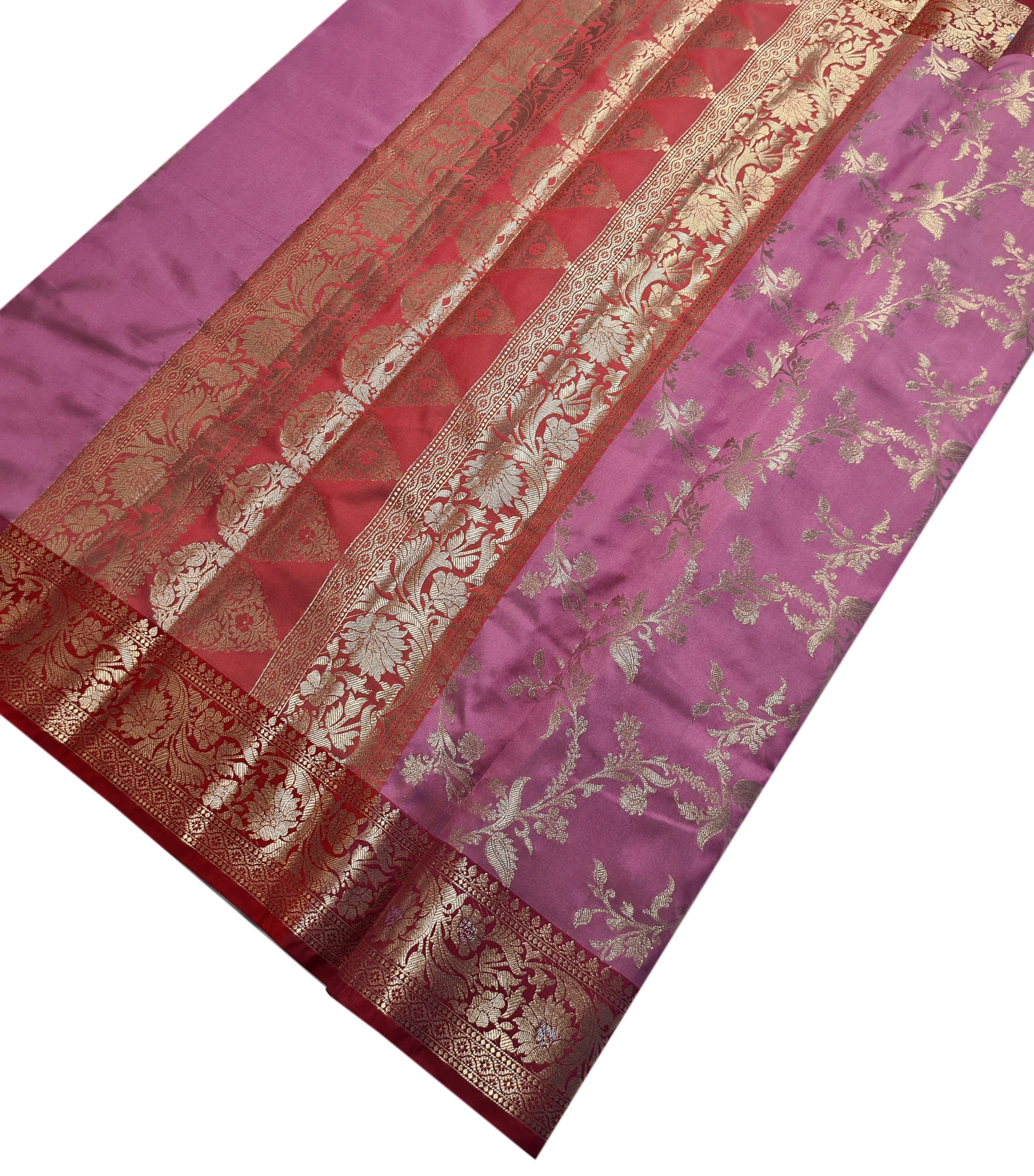 Banarasi Katan Jaal Silk Sarees