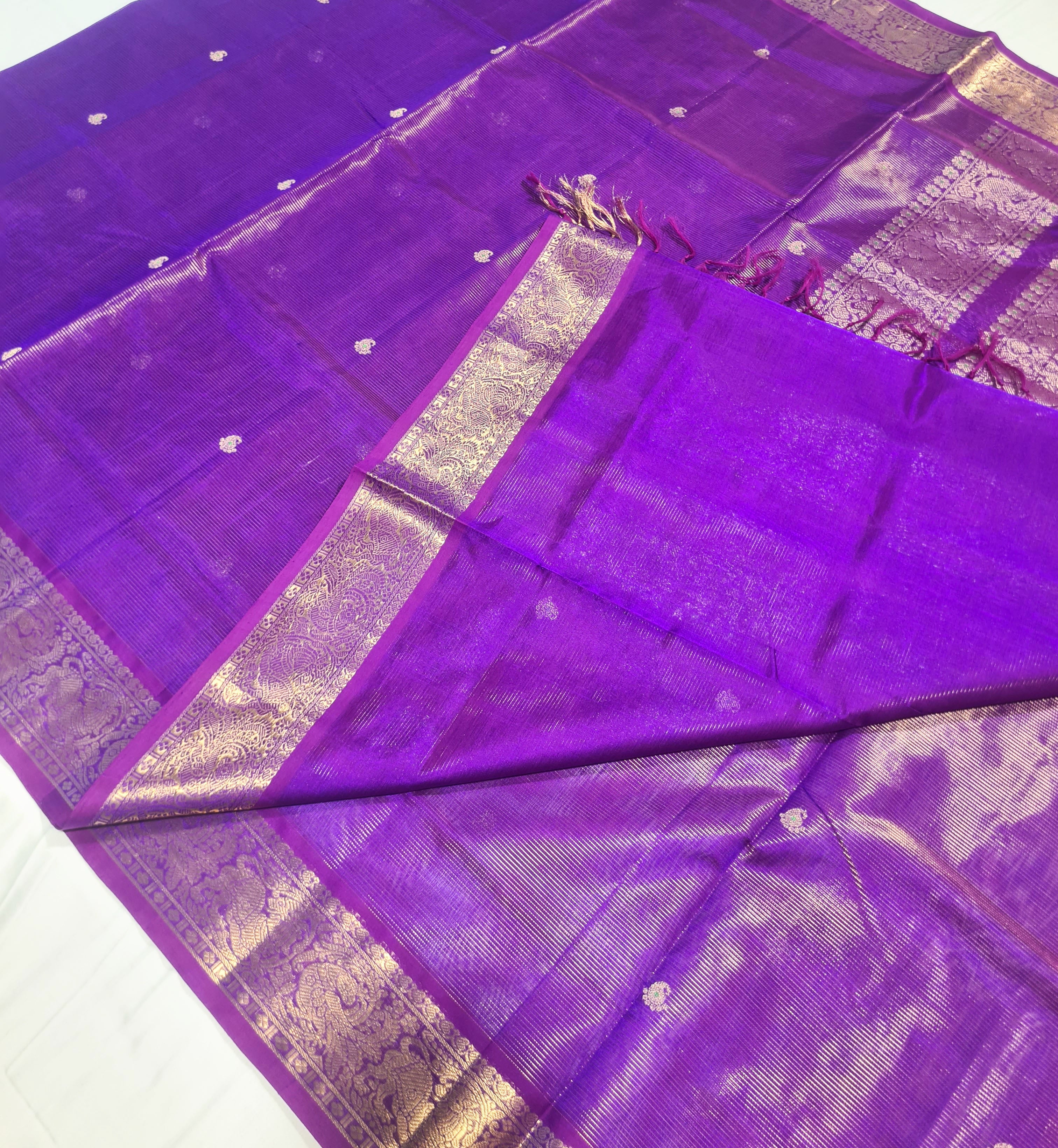 Kanchipuram Pure Silk Cotton Saree