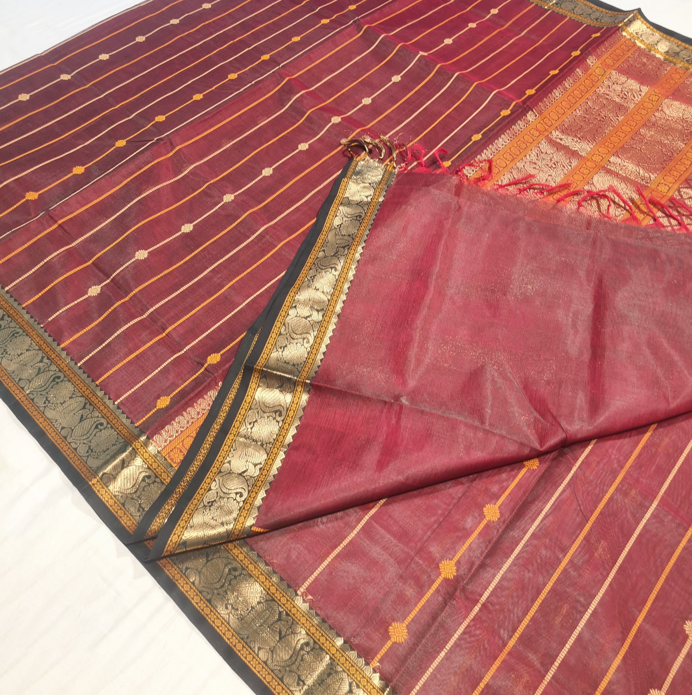 Kanchipuram Pure Silk Cotton Saree