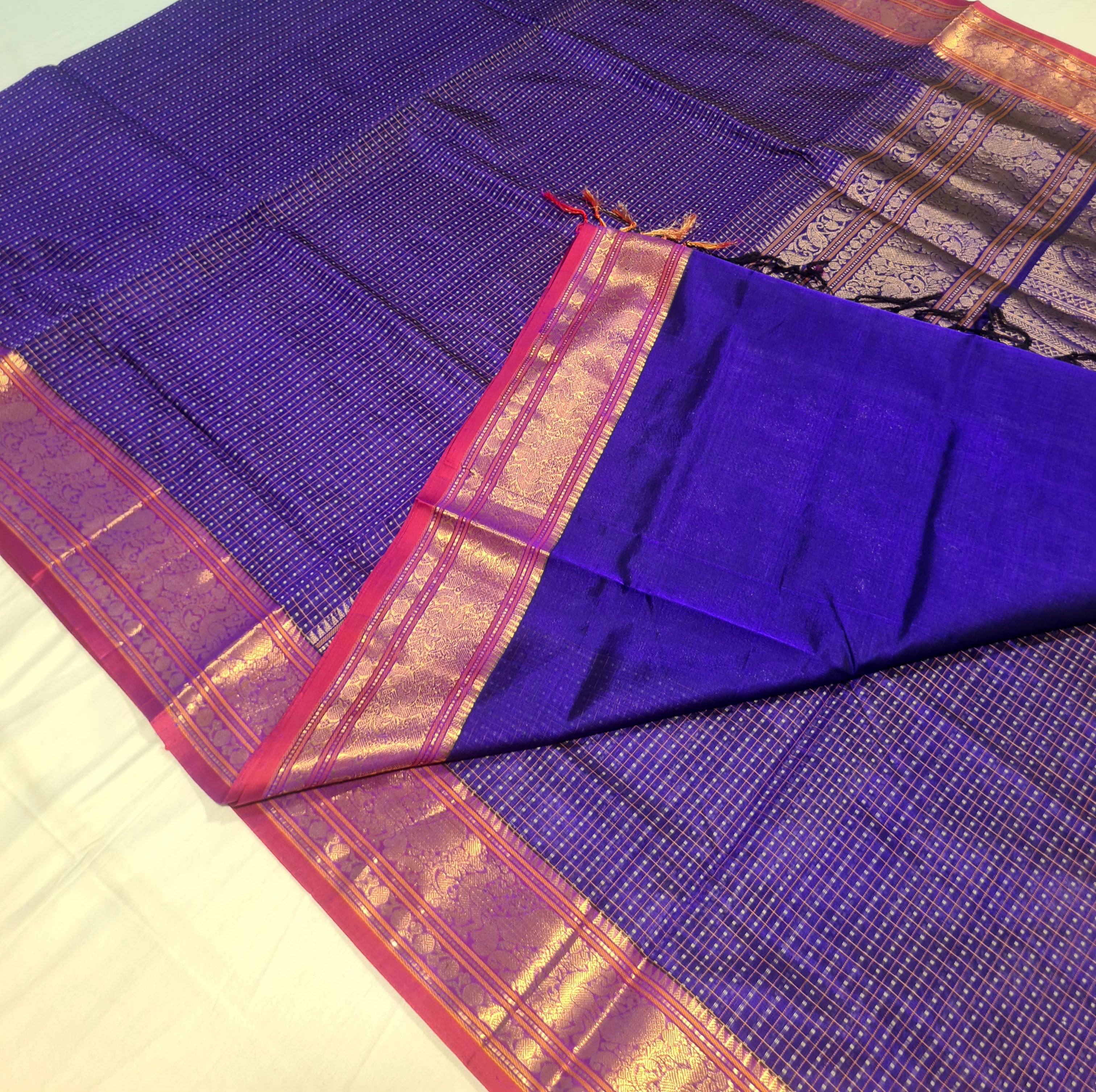 Kanchipuram Pure Silk Cotton Saree