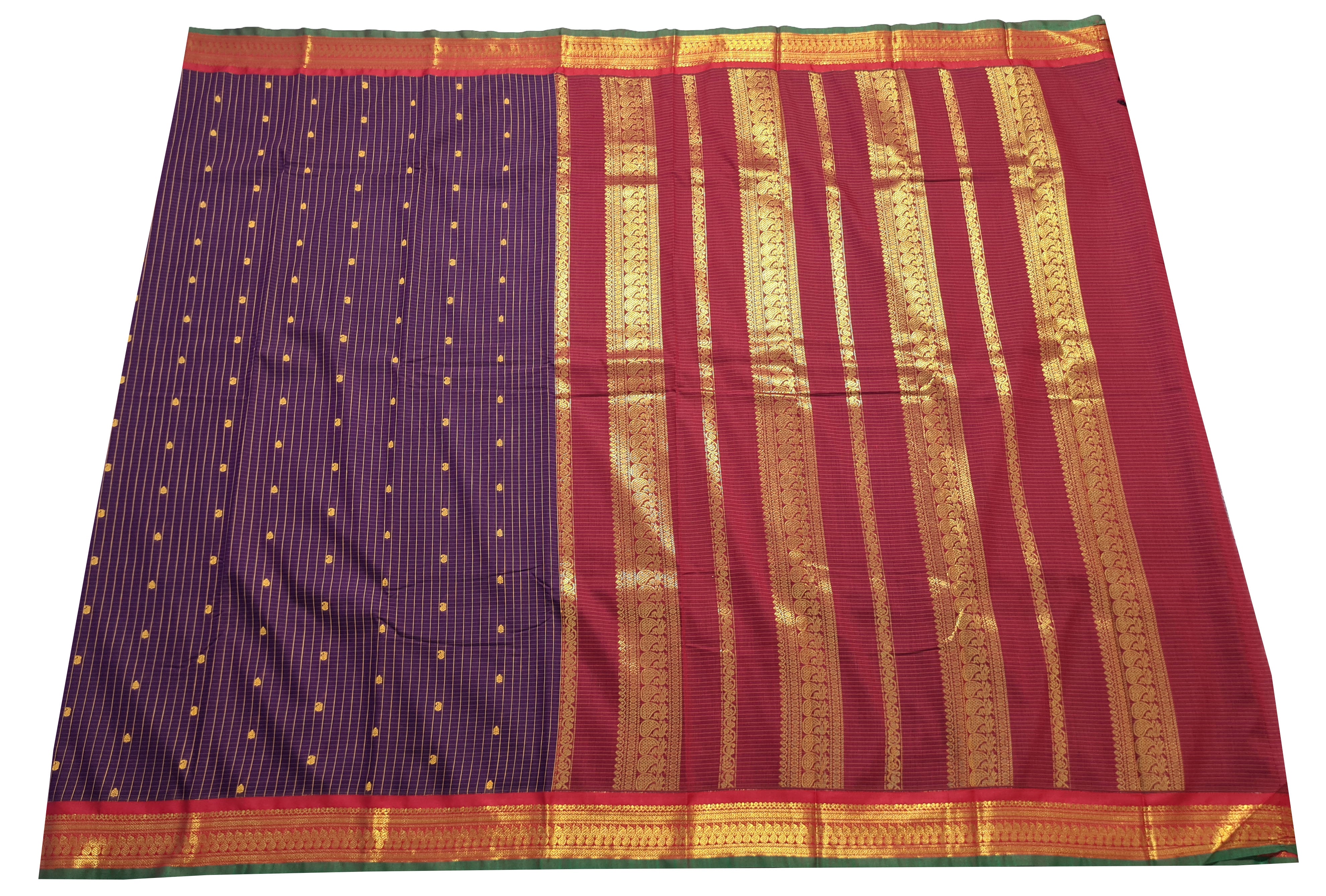 Vairaoosi Agarlic Cotton Silk Sarees