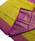 Kanchi Vegan Silk Saree With Contrast Blouse and Rich Jari Pallu