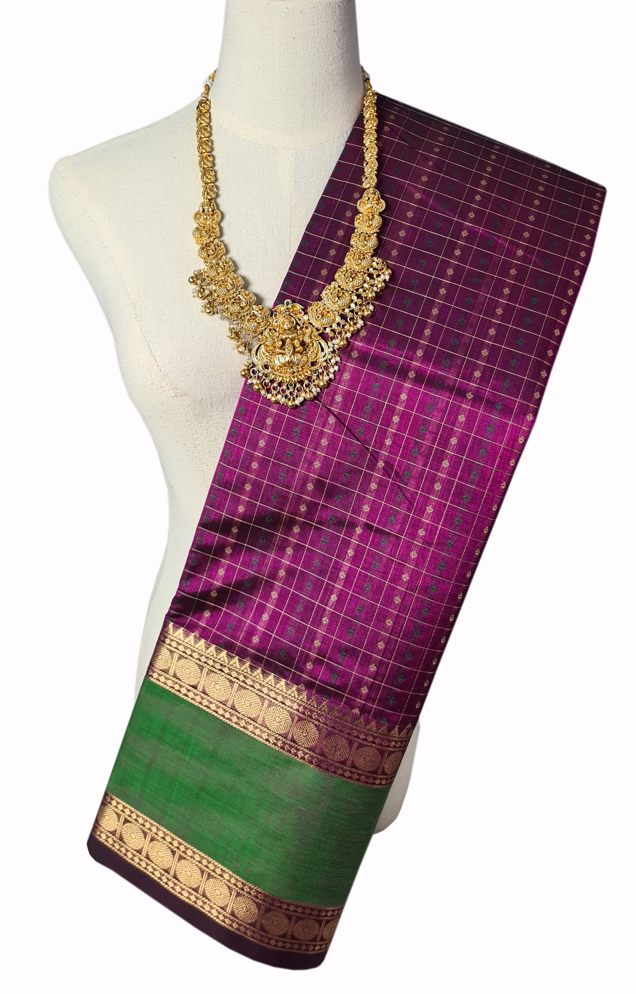 Kanchipuram Pure Silk Cotton Saree