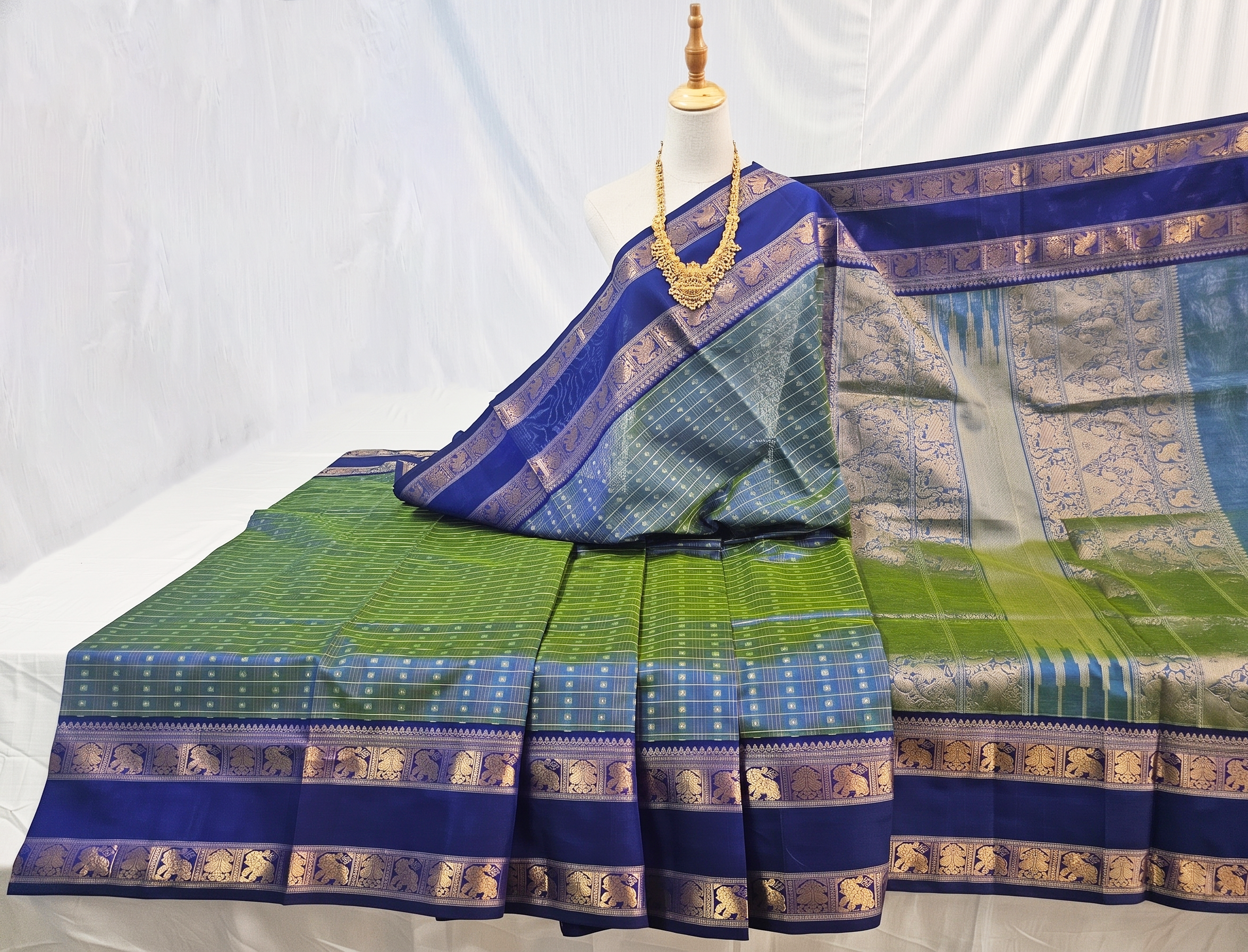 Kanchipuram Pure Silk Cotton Saree