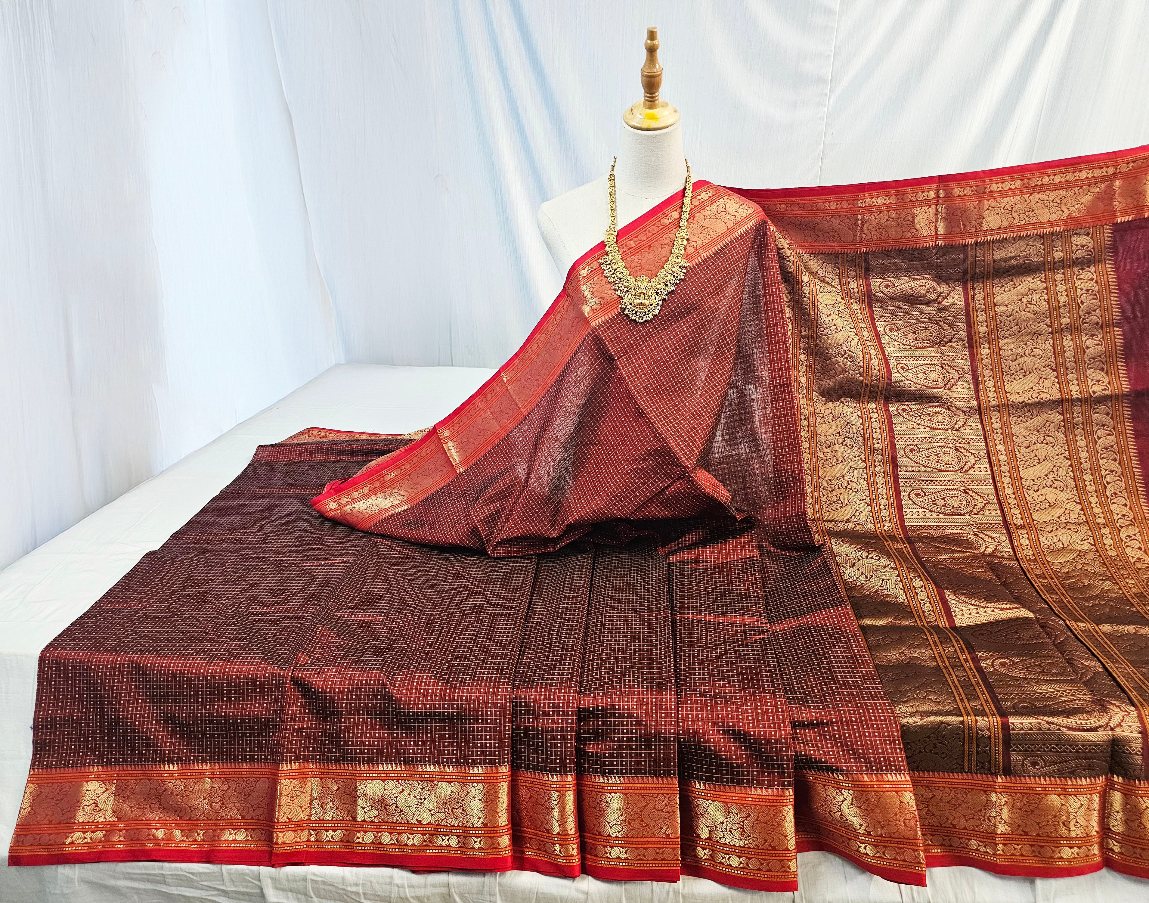 Kanchipuram Pure Silk Cotton Saree
