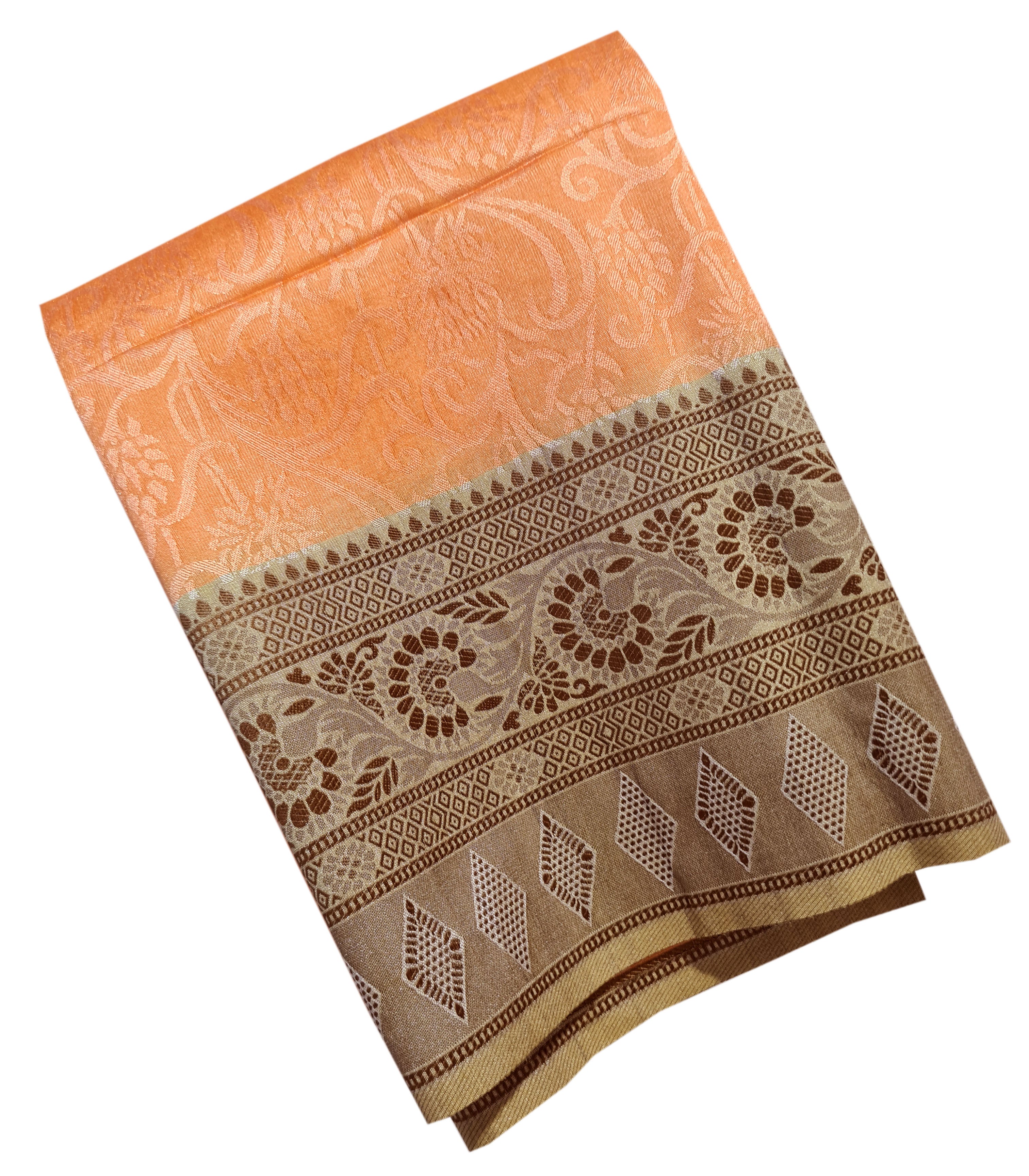 Semi Tussar Antic Design Sarees