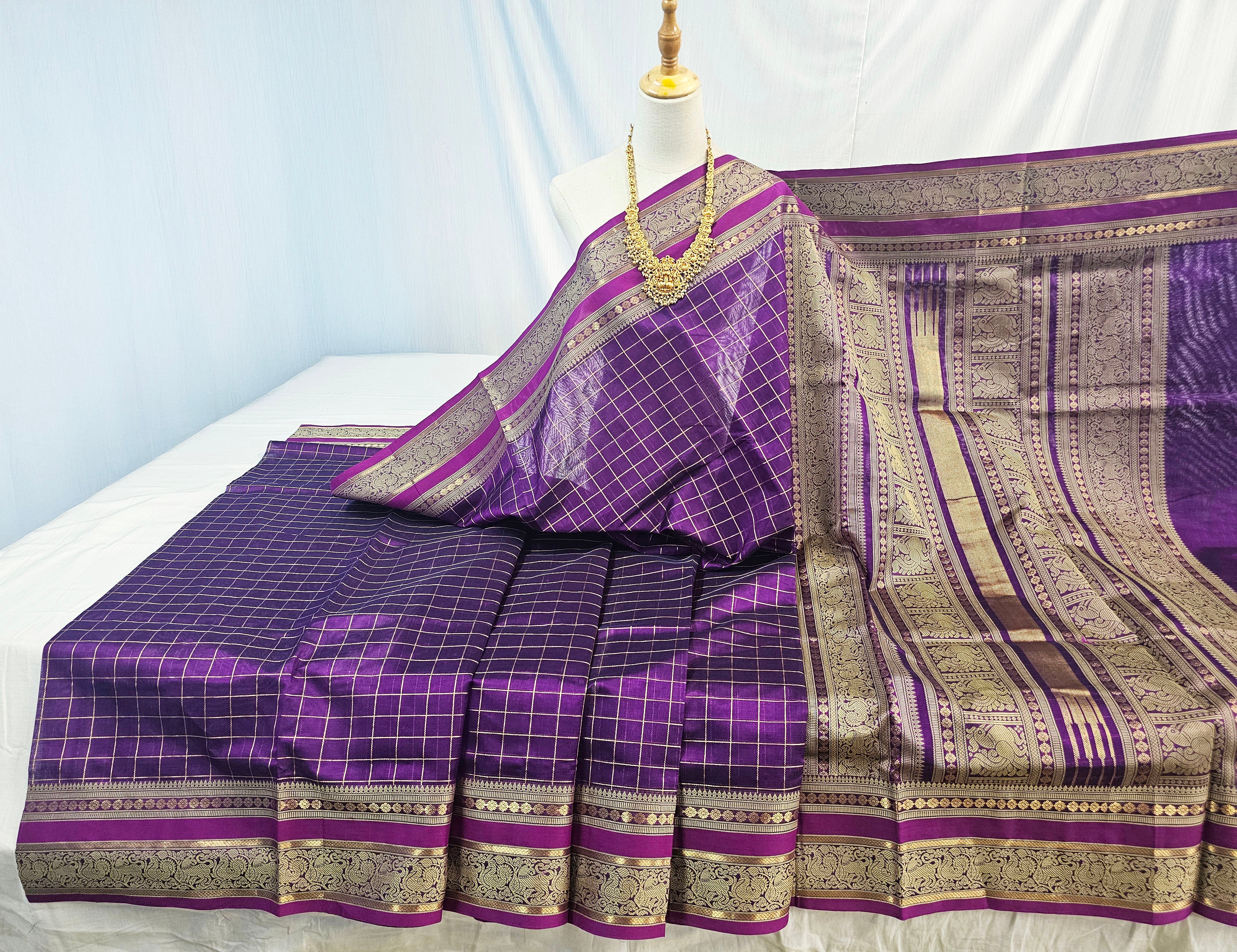 Kanchipuram Pure Silk Cotton Saree